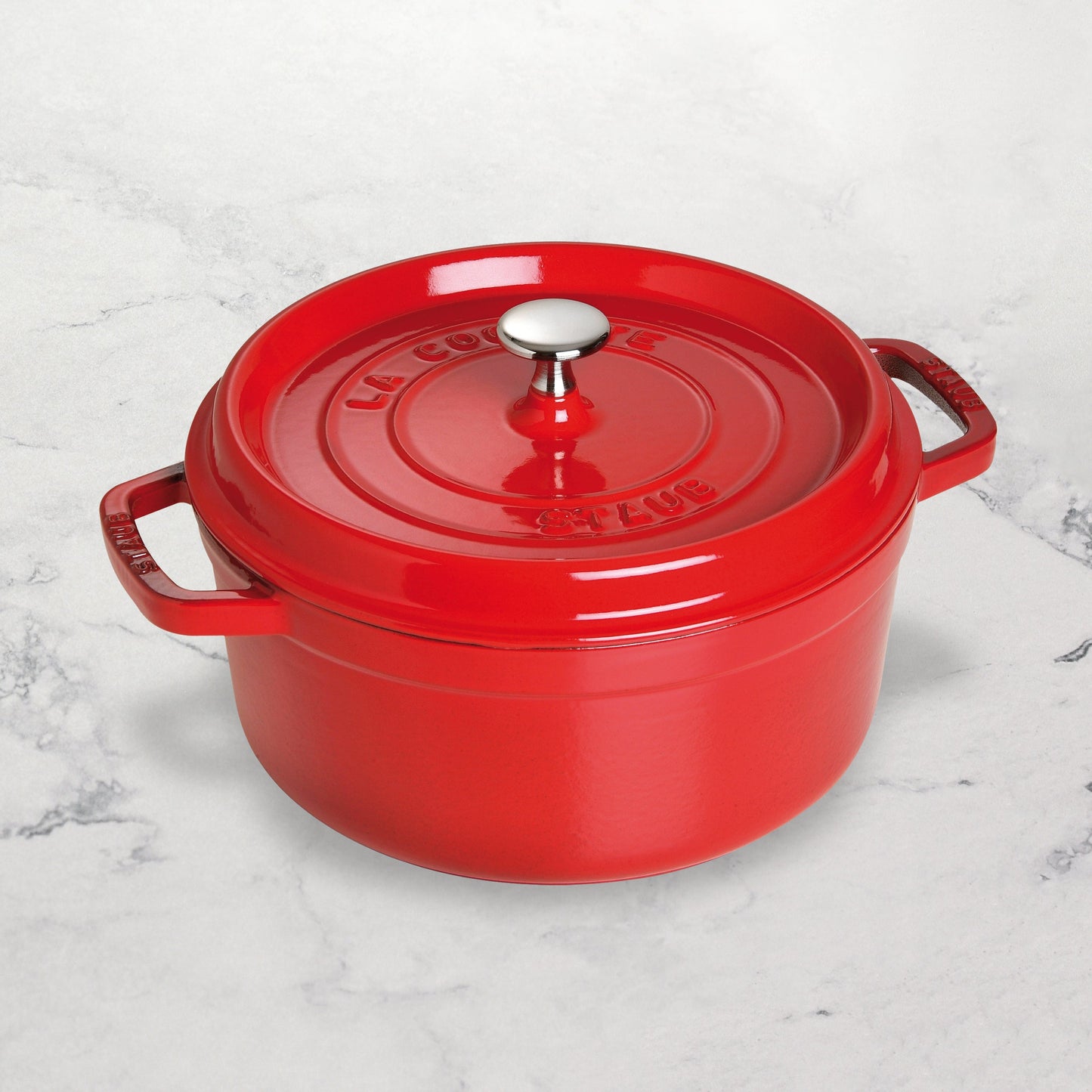 Staub 4-quart Cherry Red Round Dutch Oven