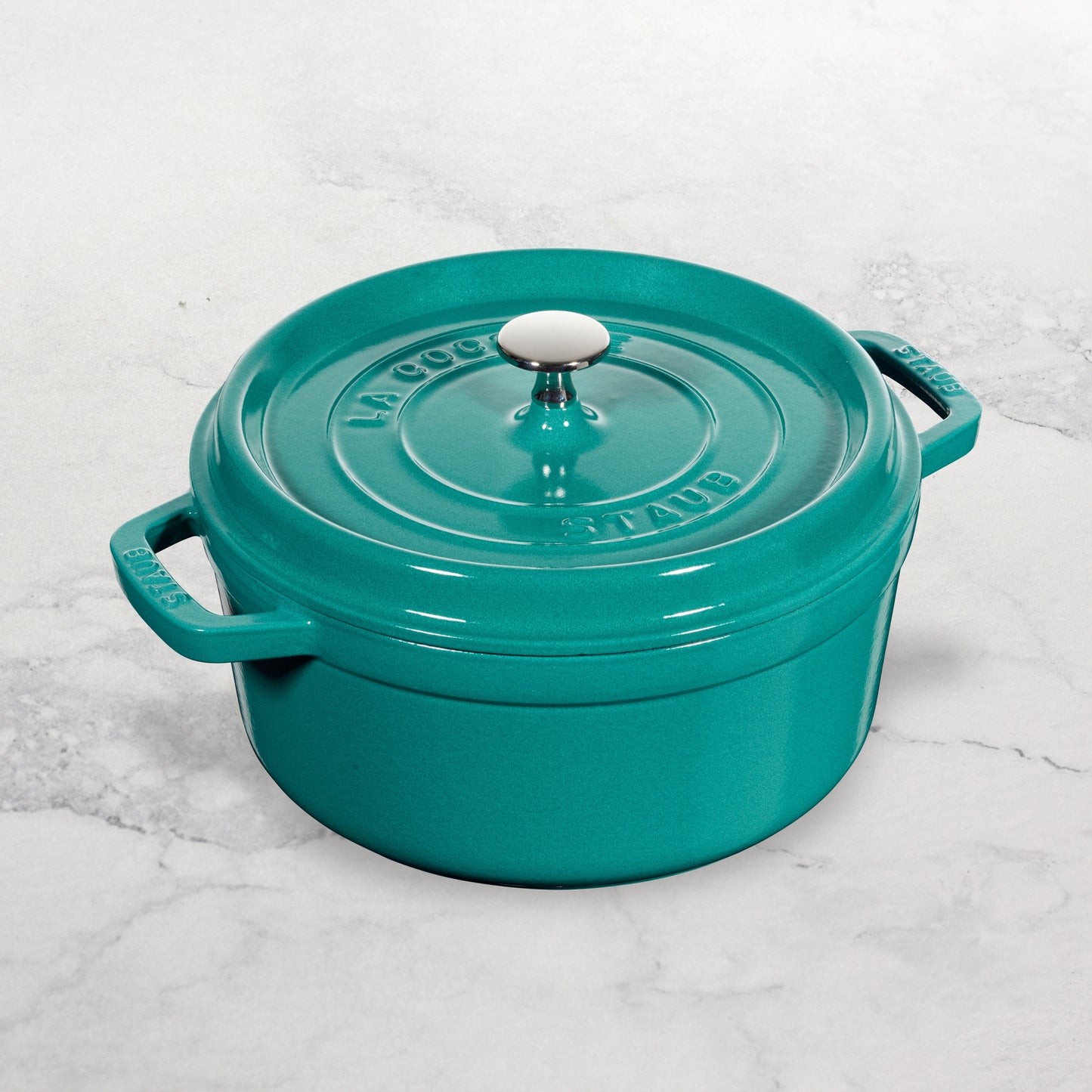 Staub 4-quart Turquoise Round Dutch Oven