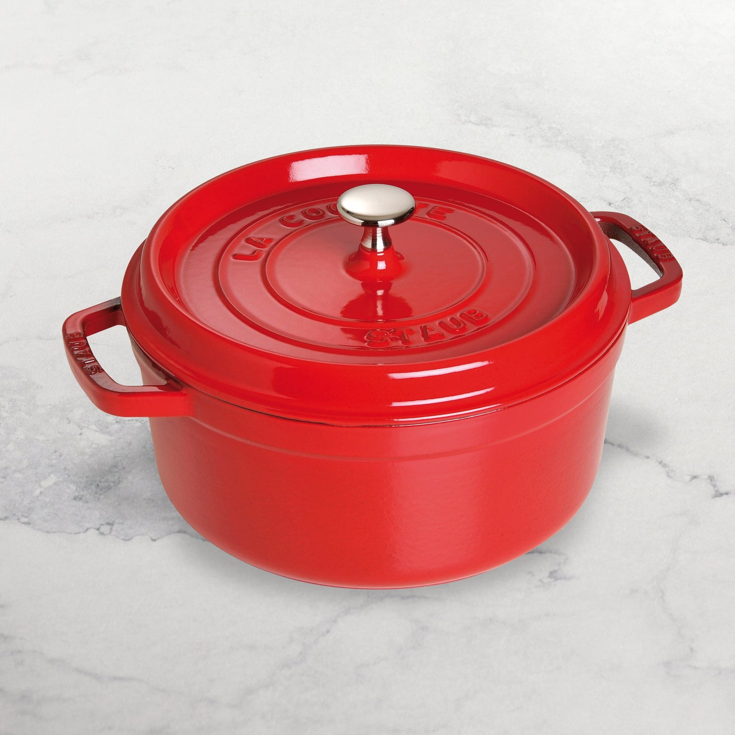Staub 7-quart Cherry Red Round Dutch Oven