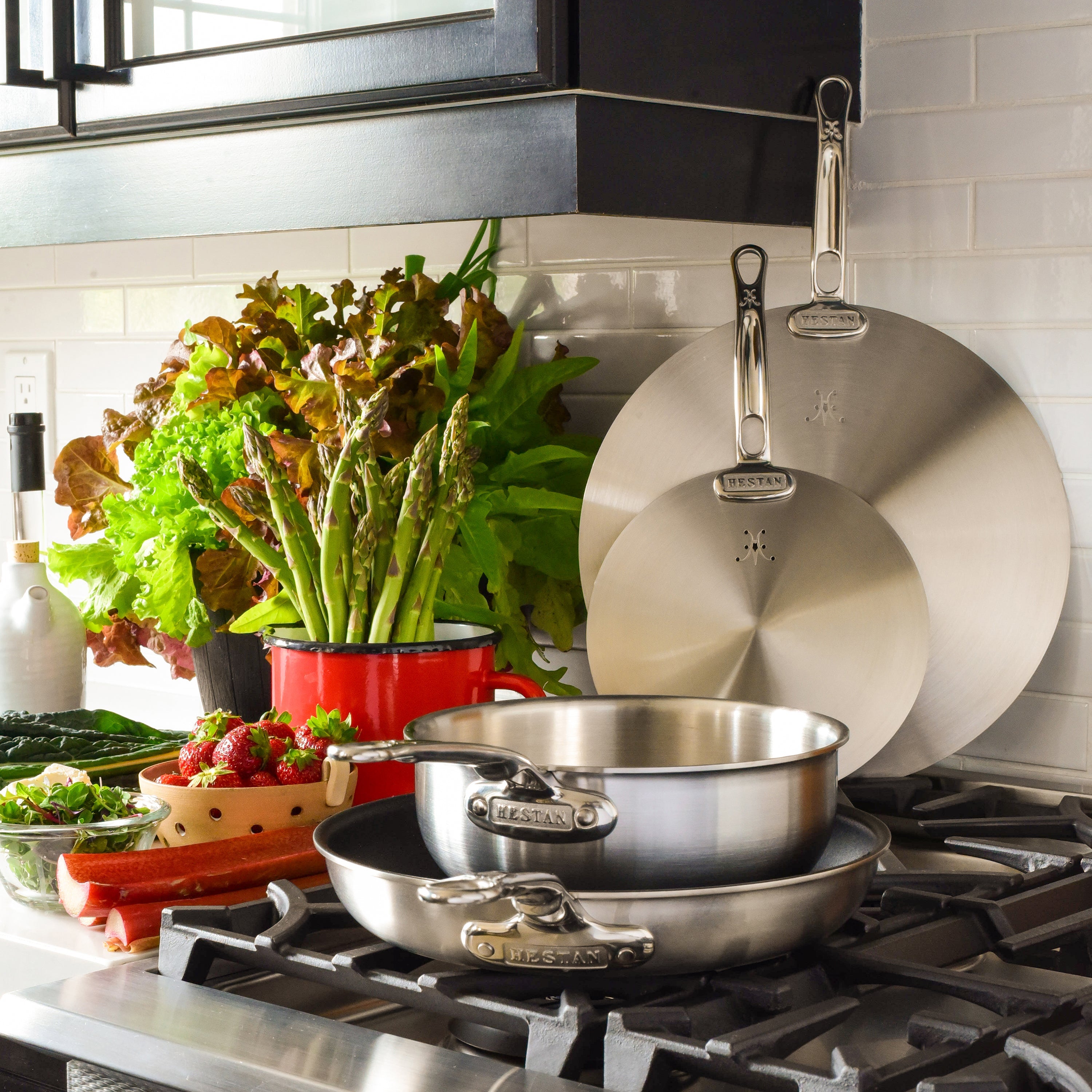 Hestan 8.5 & 12.5" Universal Lid Set
