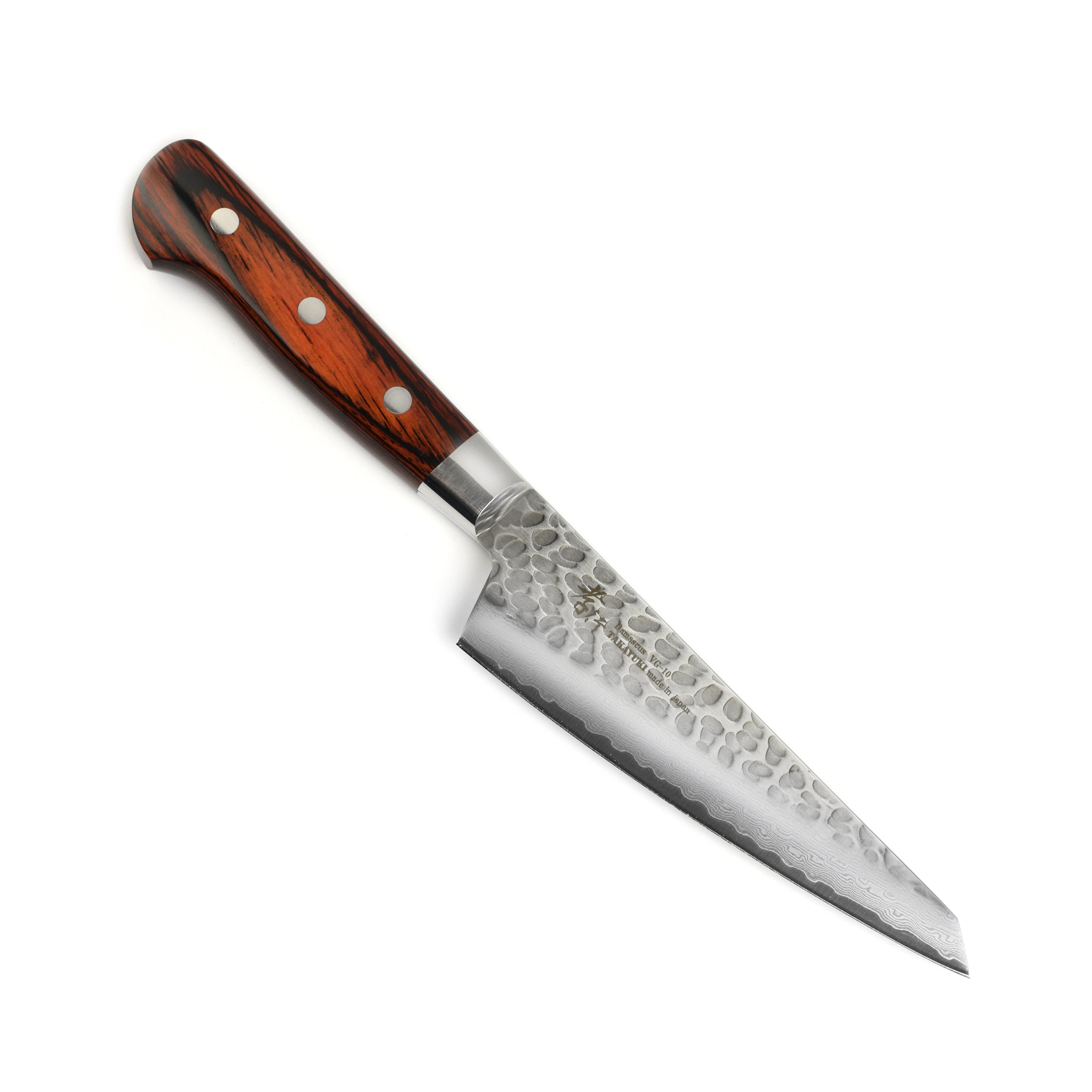 Takayuki Hammered Damascus 5.9" Honesuki
