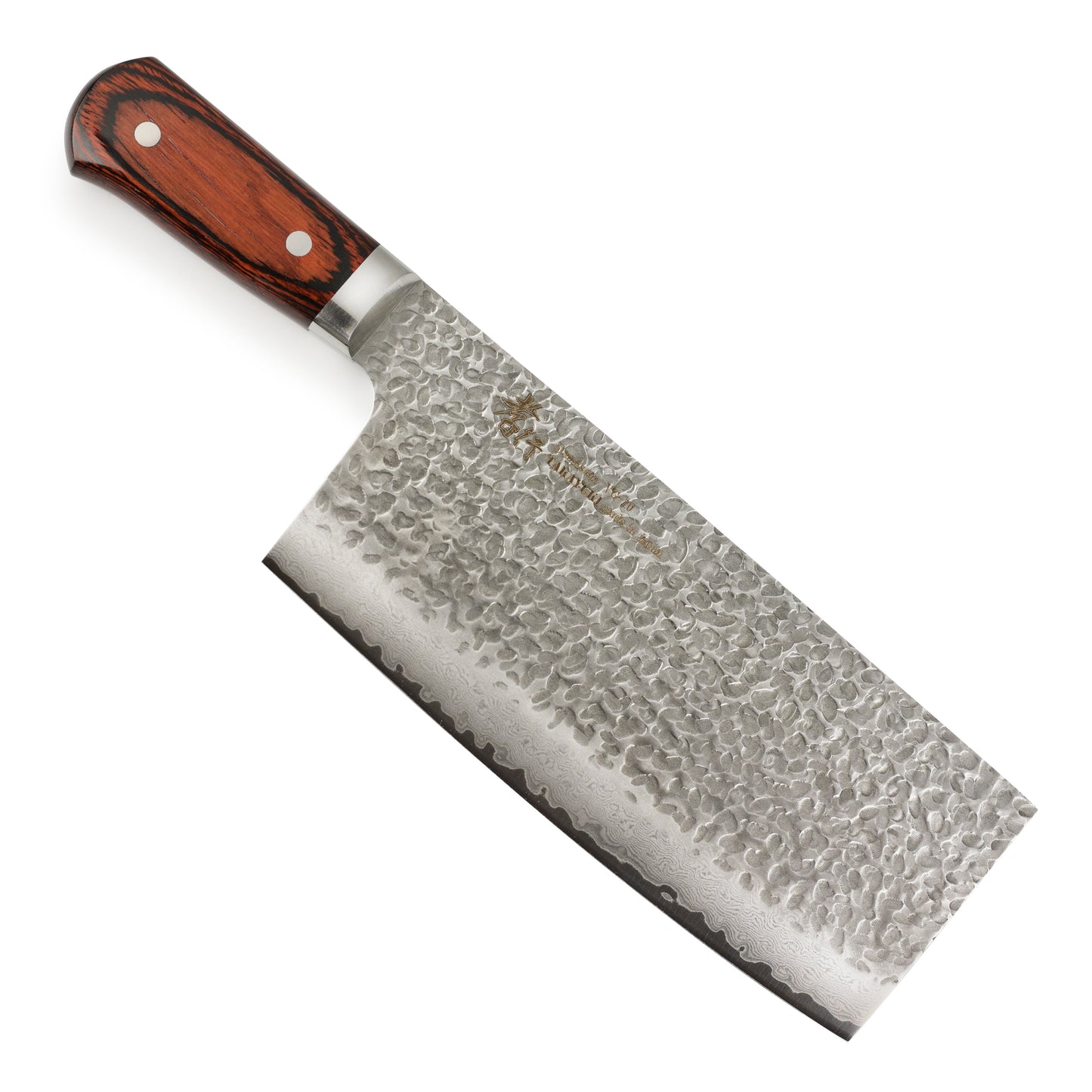 Takayuki Hammered Damascus 7.7" Chinese Chef's Knife
