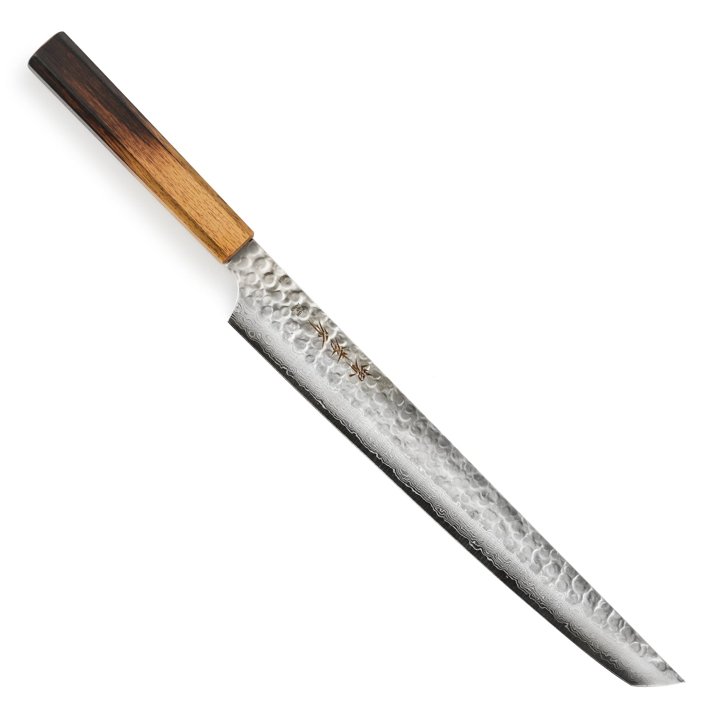 Takayuki Tsuchime Damascus Urushi 11.8" Sakimaru-Yanagiba