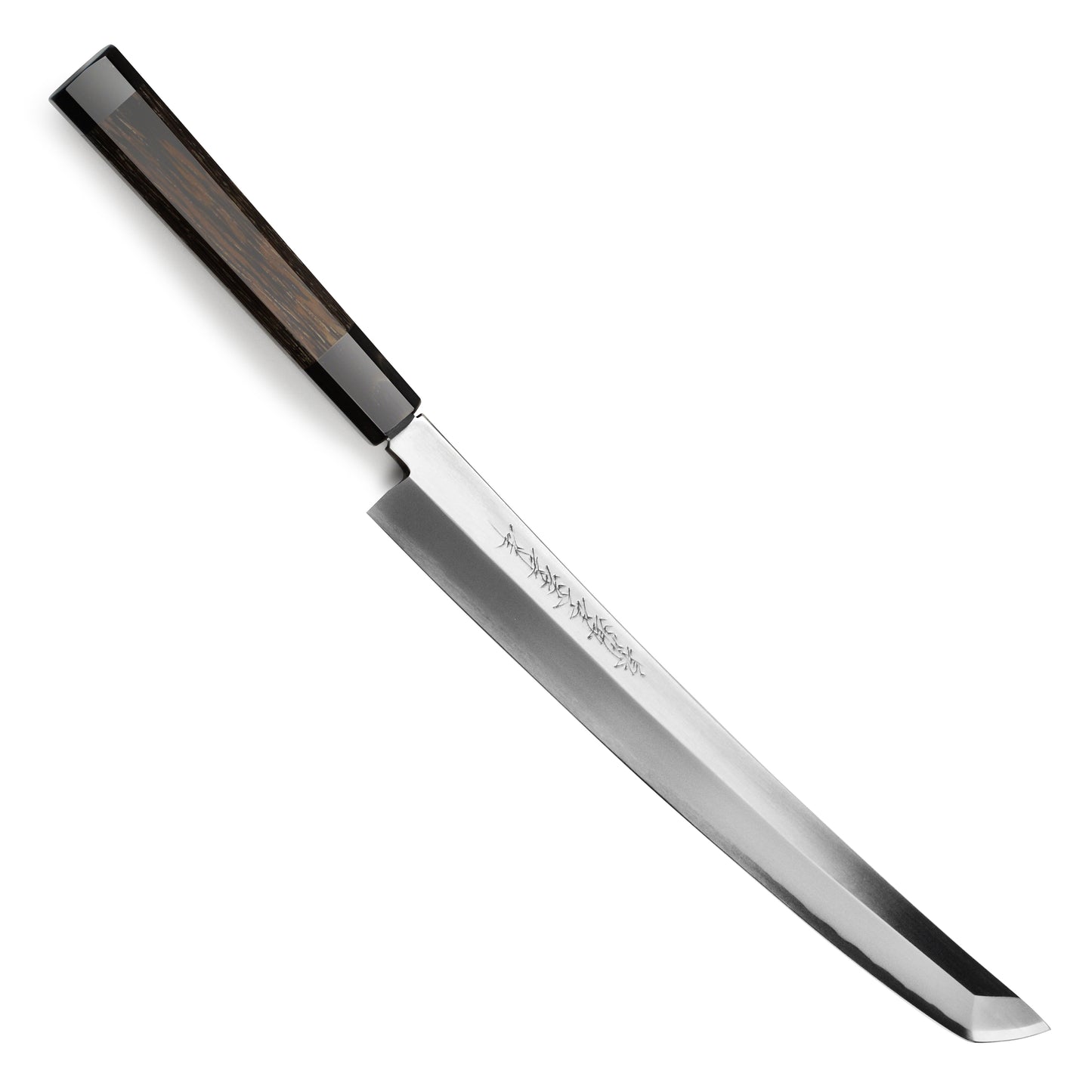 Takayuki Zangetsu Ginsan Single-Bevel 11.8" Sakimaru Takohiki with Saya