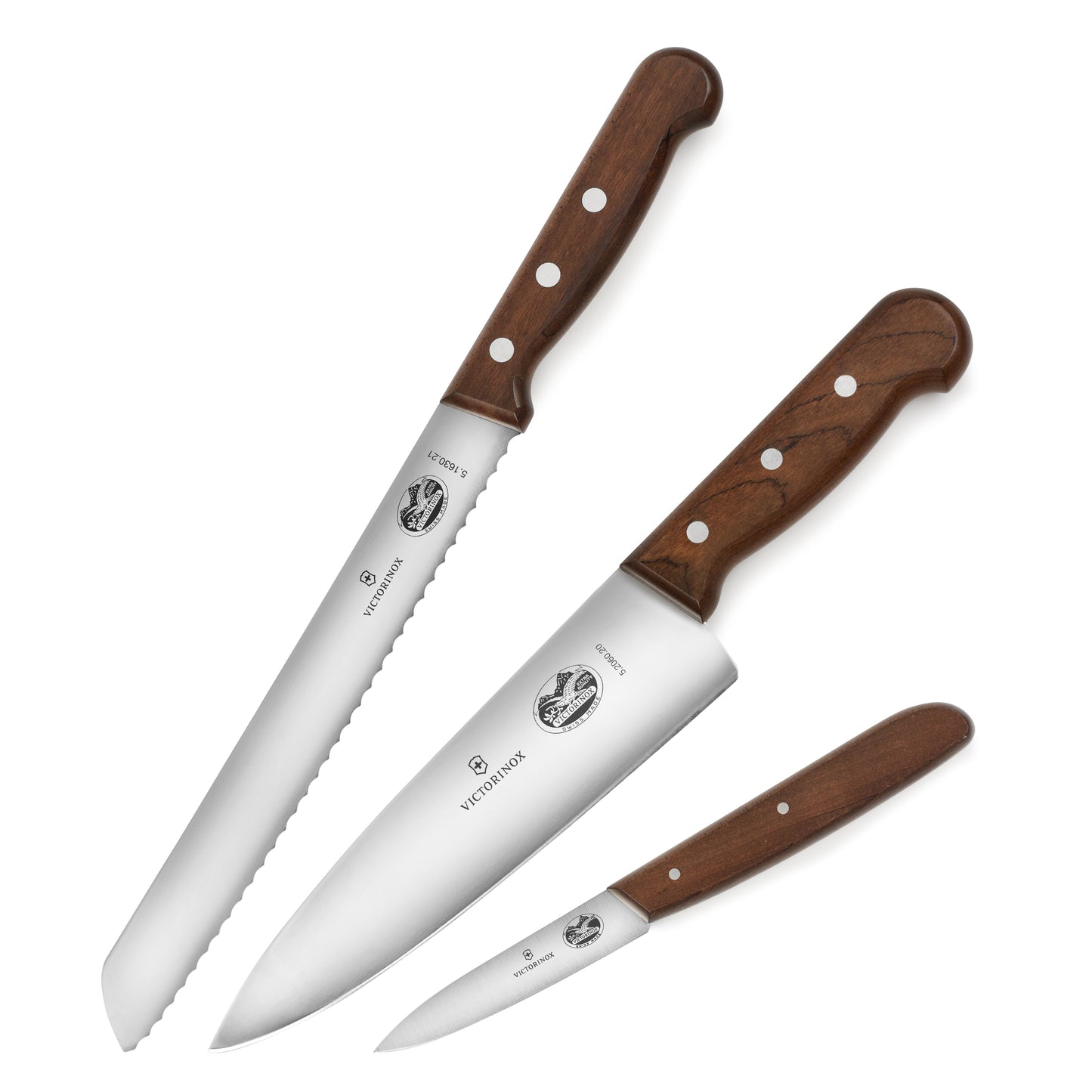 Victorinox Wood 3 Piece Knife Set