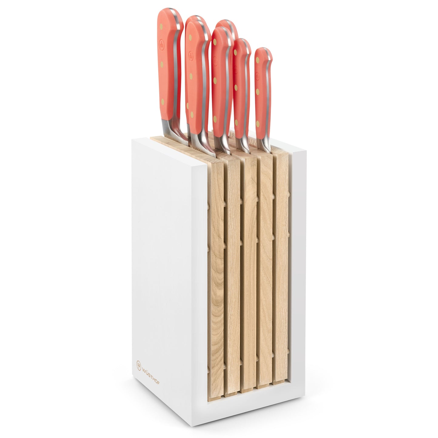 Wusthof Classic Coral Peach 8 Piece Knife Block Set