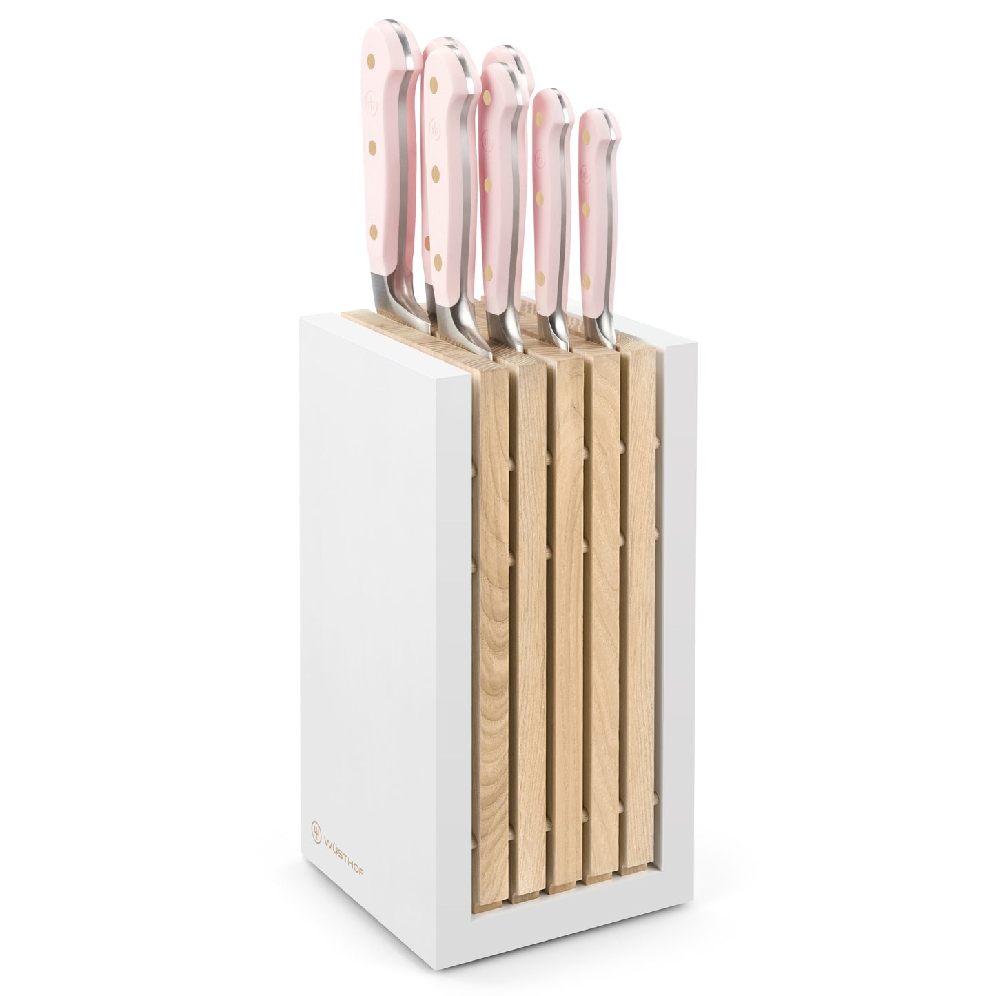 Wusthof Classic Pink Himalayan Salt 8 Piece Knife Block Set