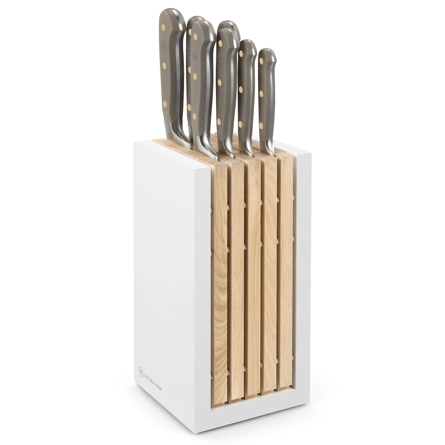 Wusthof Classic Velvet Oyster 8 Piece Knife Block Set