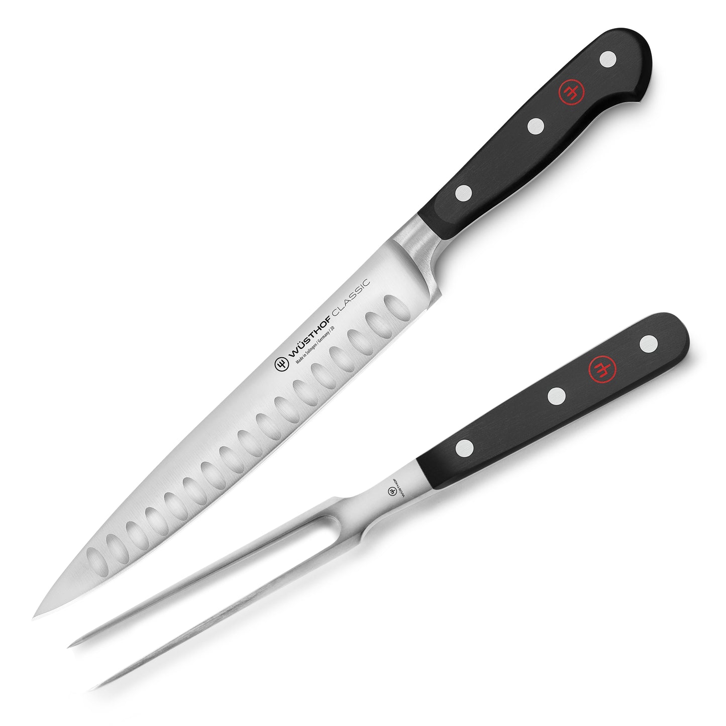 Wusthof Classic 2 Piece Hollow Edge Carving Set
