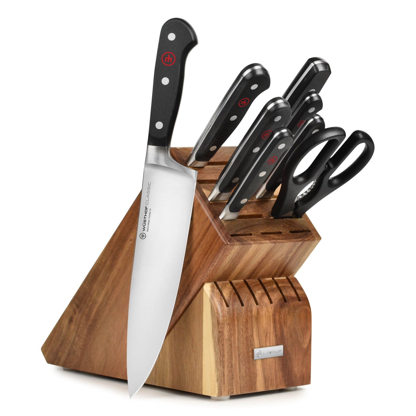 Wusthof Classic 9 Piece Acacia Knife Block Set