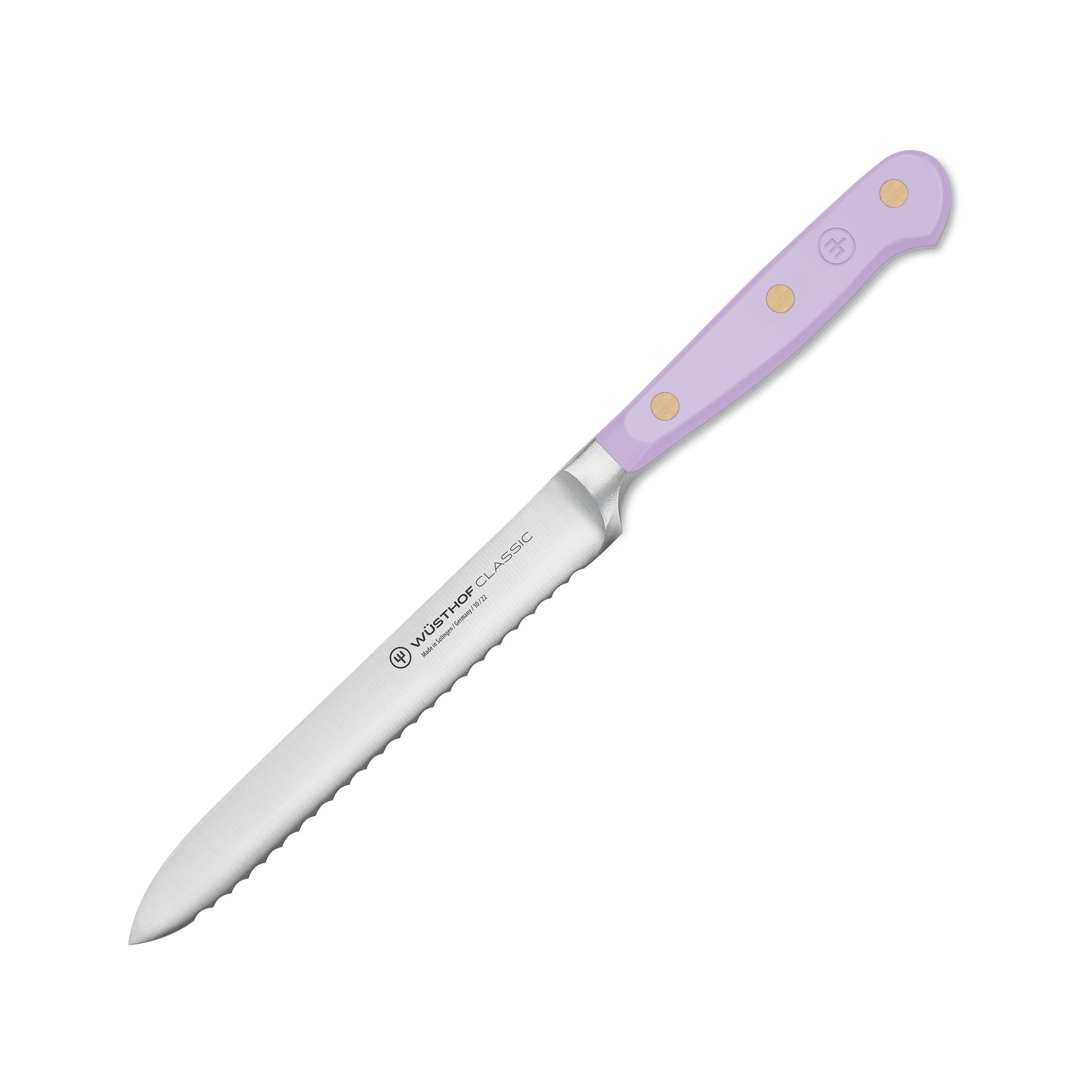 Wusthof Classic Purple Yam 5" Serrated Utility Knife