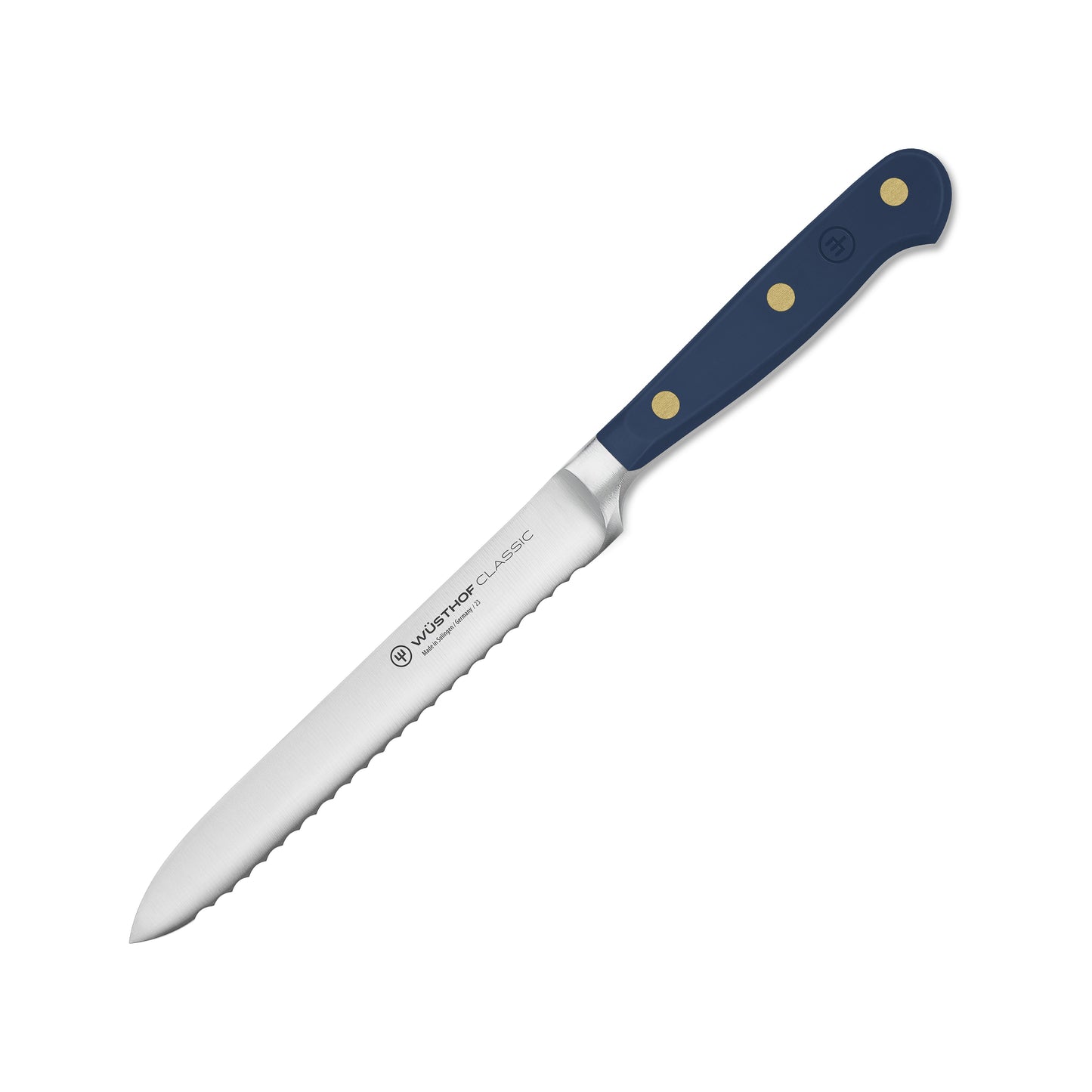 Wusthof Classic Wild Blueberry 5" Serrated Utility Knife