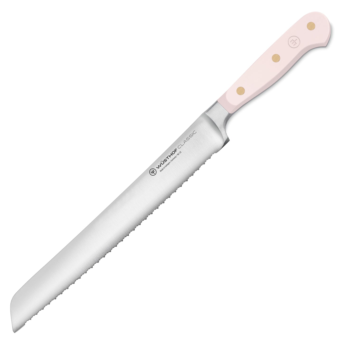 Wusthof Classic Pink Himalayan Salt 9" Double Serrated Bread Knife