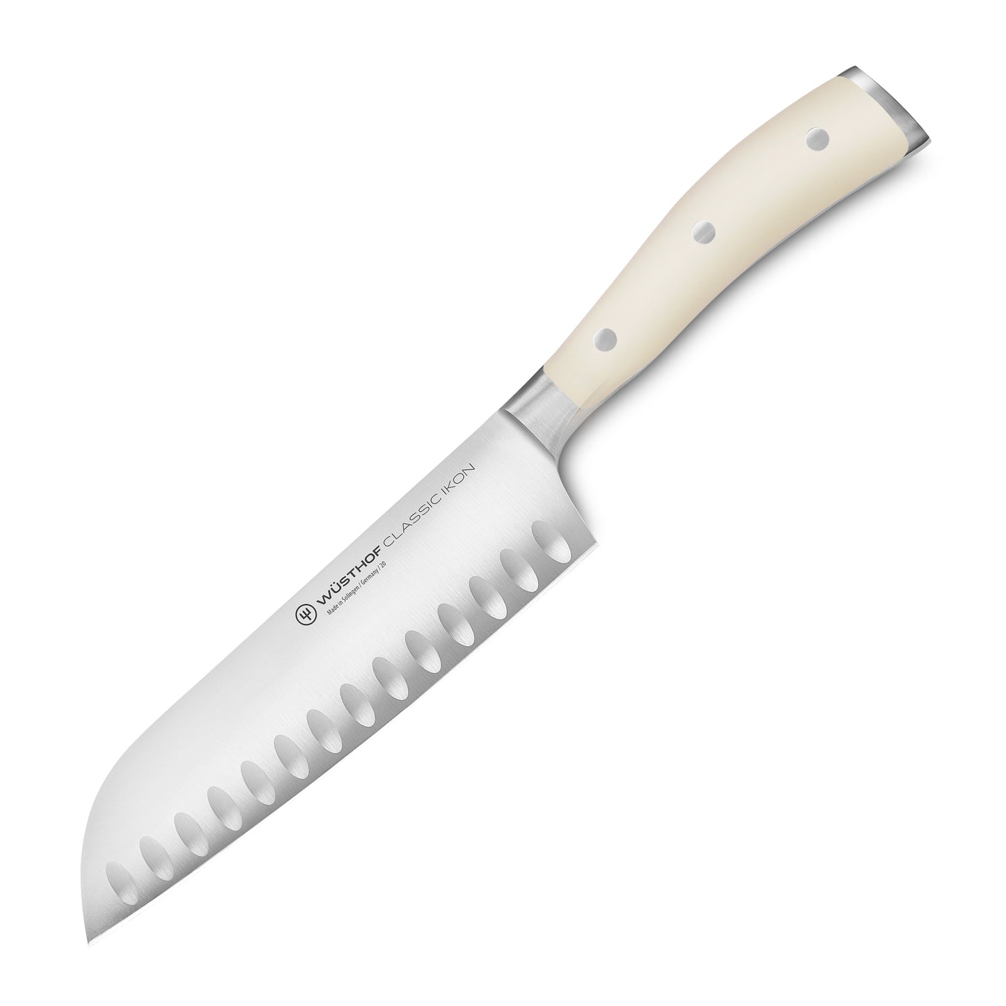 Wusthof Classic Ikon Creme 7" Hollow Edge Santoku Knife