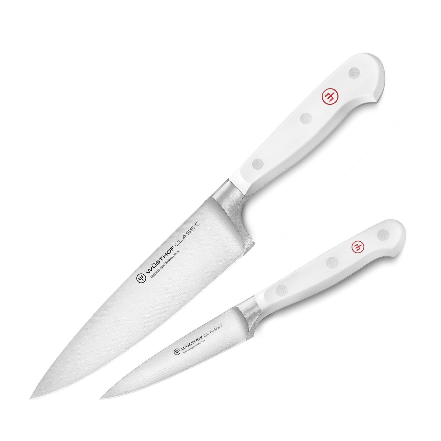 Wusthof Classic White 2 Piece Prep Knife Set