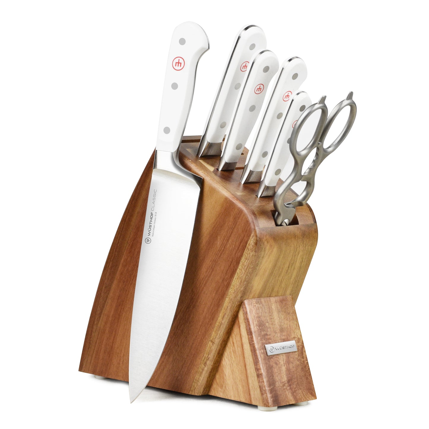 Wusthof Classic White 7 Piece Slim Knife Block Set
