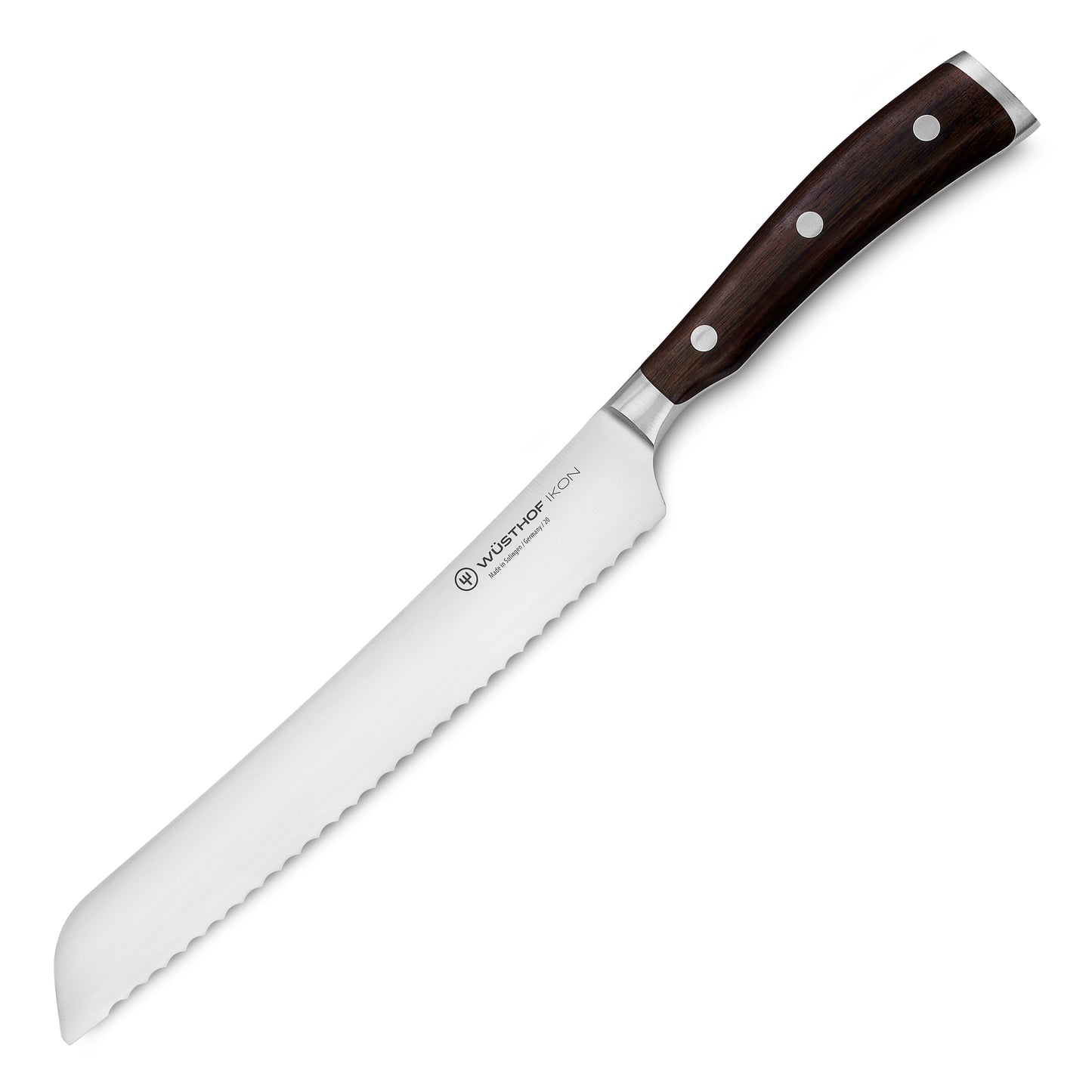 Wusthof Ikon Blackwood 8" Bread Knife