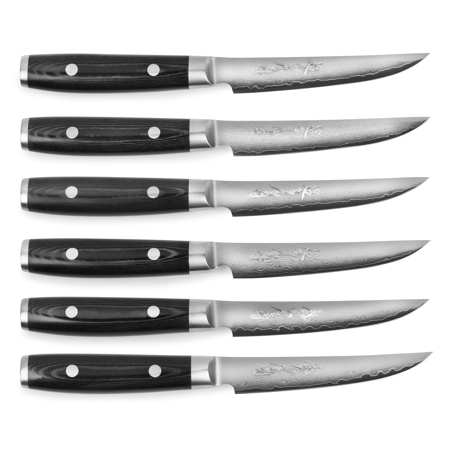 Yaxell Ran Plus 6 Piece Steak Knife Set