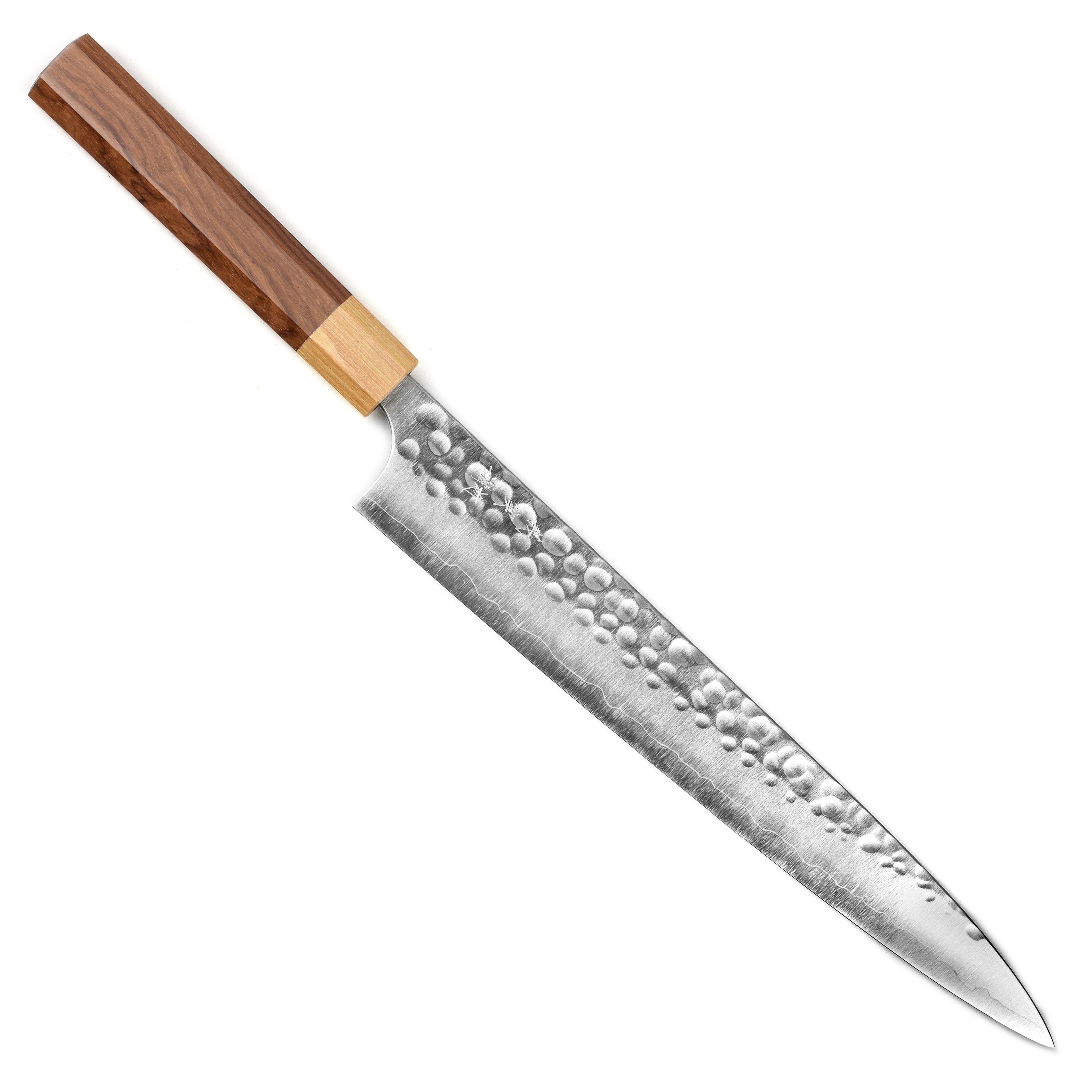 Yoshimi Kato Forged Ginsan Stainless Clad 10.6" Sujihiki