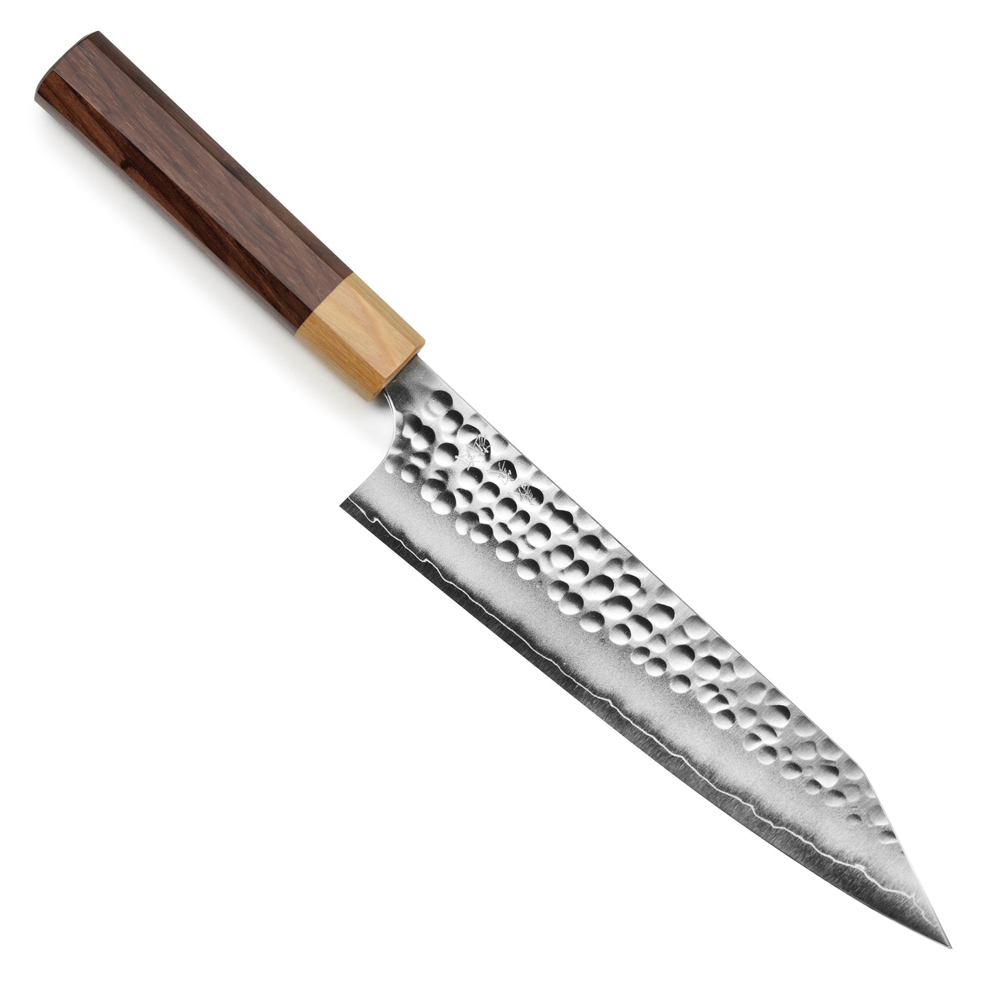 Yoshimi Kato Forged Ginsan Stainless Clad 8.25" Kiritsuke Gyuto