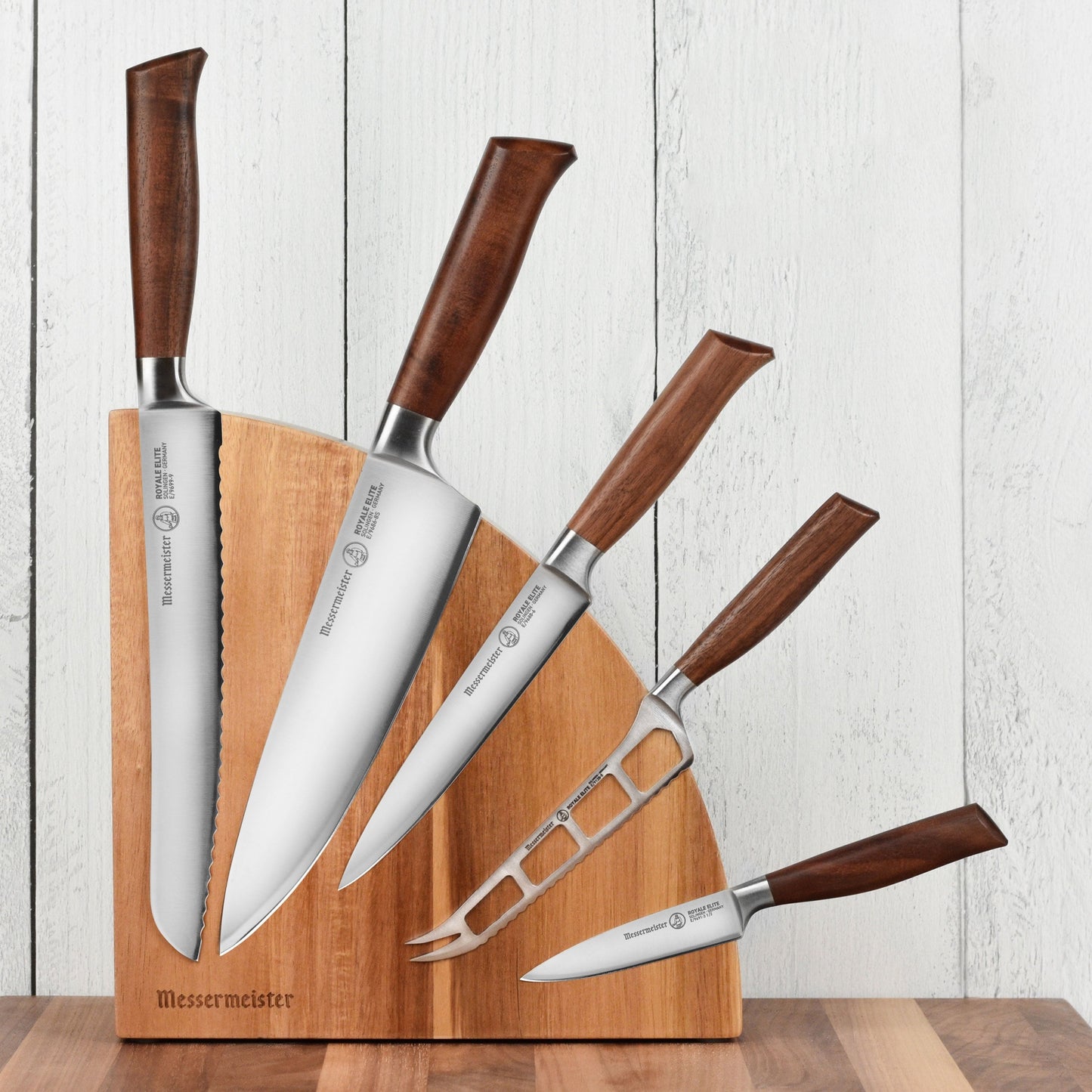 Messermeister Royale Elite 6 Piece Magnetic Knife Block Set