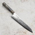 Hatsukokoro Ryuhyo SG2 Damascus 8.25" Gyuto, Stabilized Birch