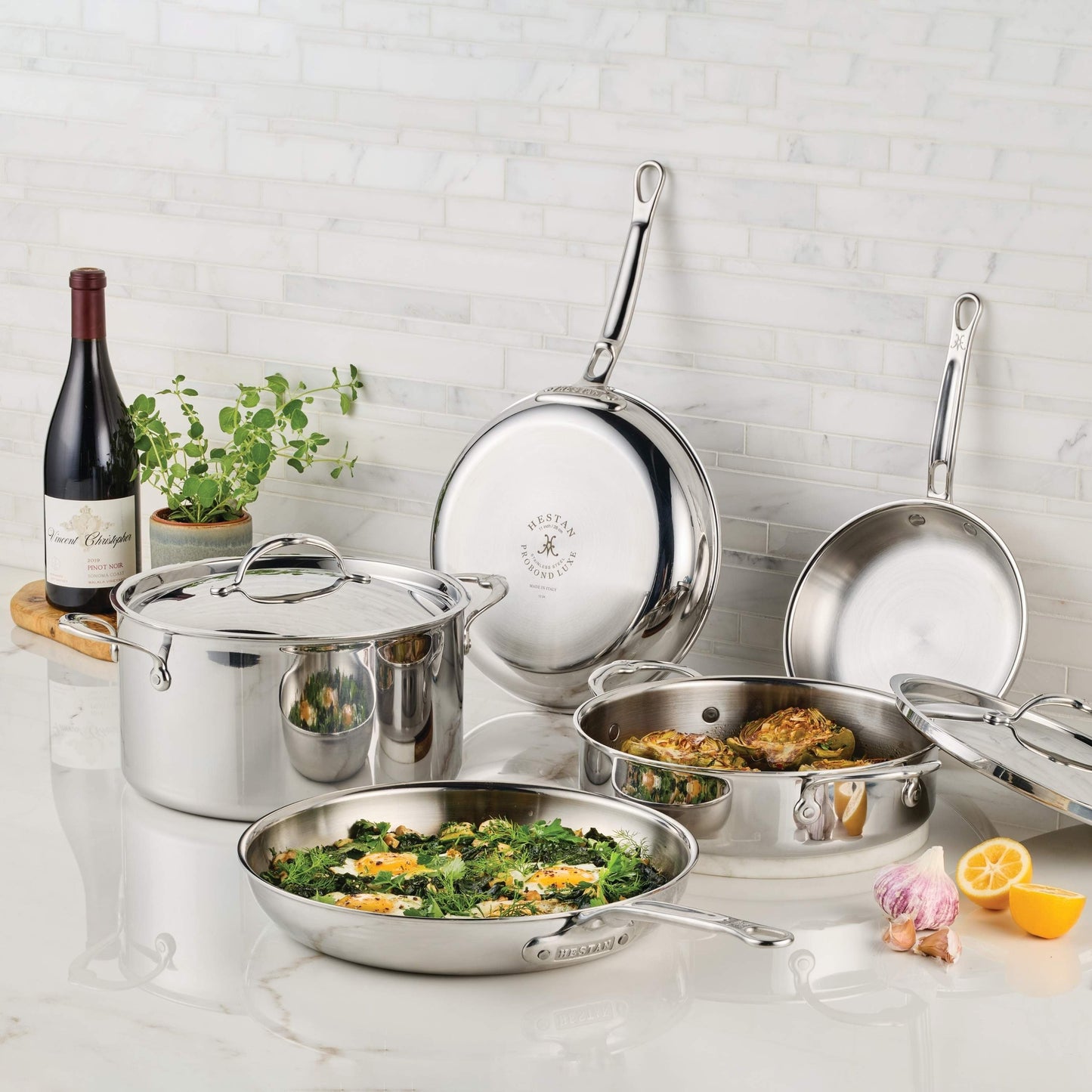Hestan ProBond Luxe 5-quart Stainless Steel Dutch Oven