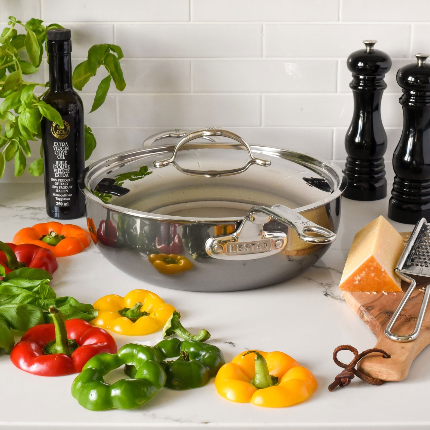 Hestan NanoBond 5-quart Titanium Stainless Steel Essential Pan