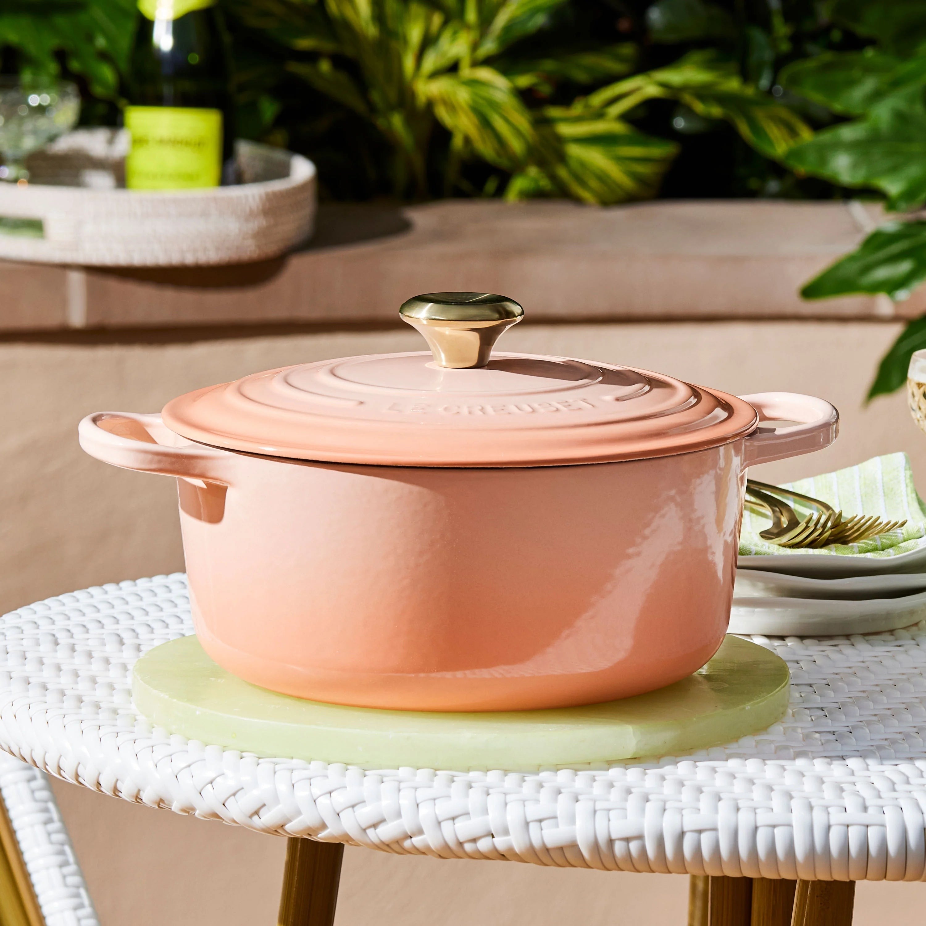 Le Creuset Large Light Gold Knob