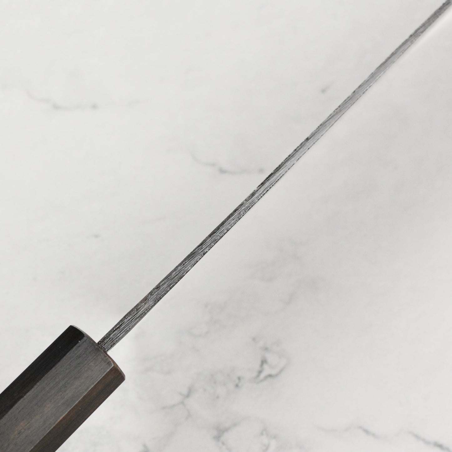 Hatsukokoro Kurogane Aogami #2 Kurouchi 6.5" Santoku