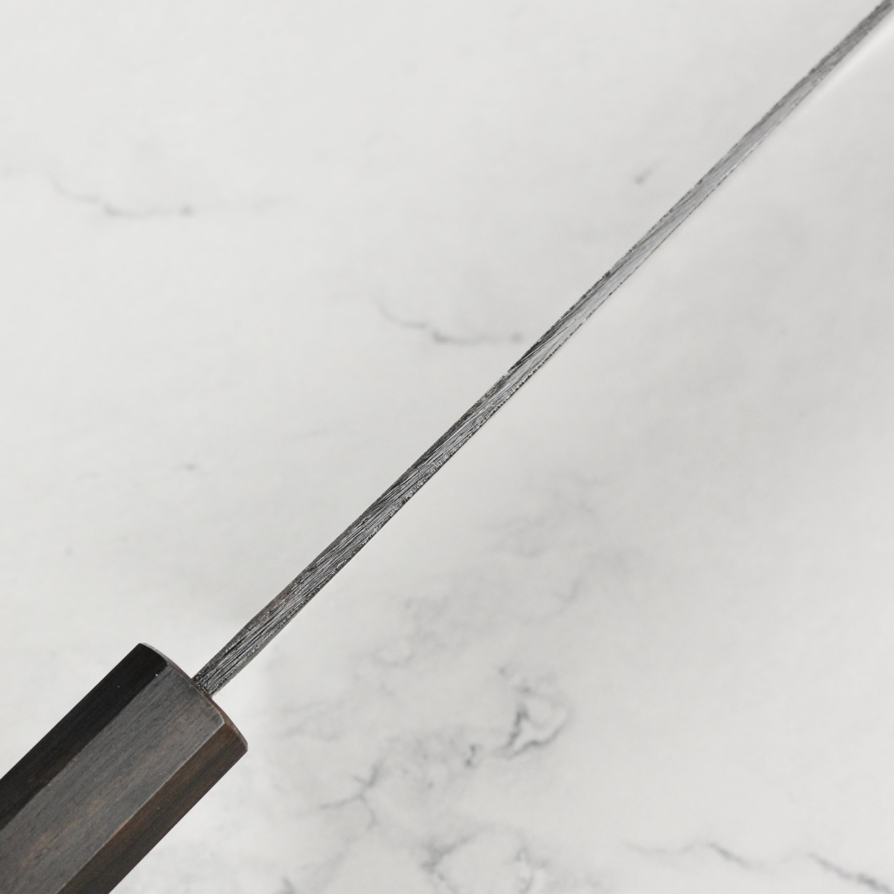 Hatsukokoro Kurogane Aogami #2 Kurouchi 6.5" Santoku