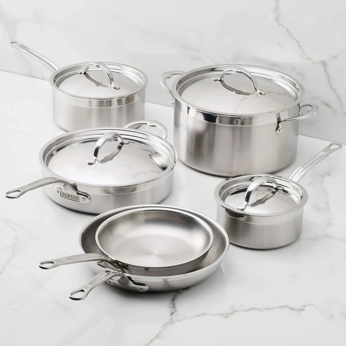 Hestan ProBond 10 Piece Stainless Steel Cookware Set