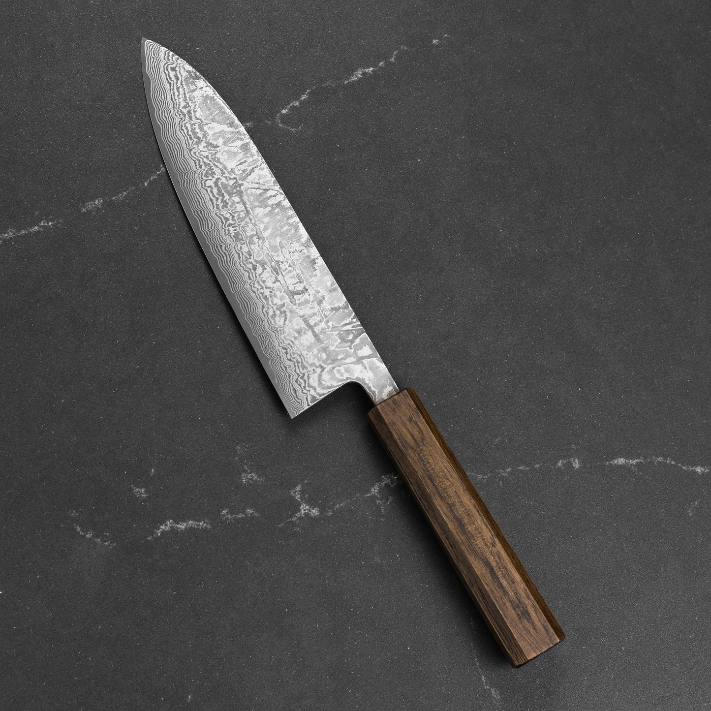 Shiro Kamo SG2 Kurozome Damascus 7" Gyuto
