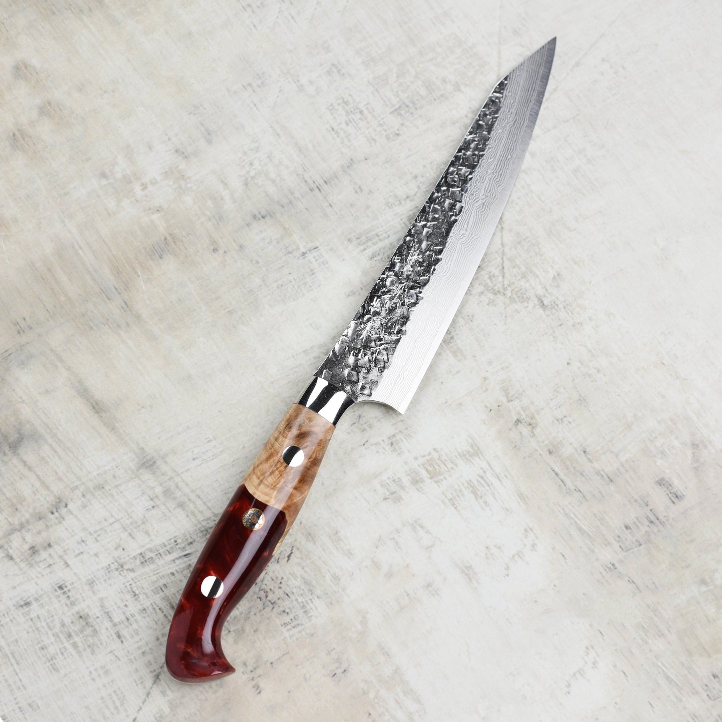 Kurosaki Shizuku Forged SG2 Damascus 5.9" Petty with Saya