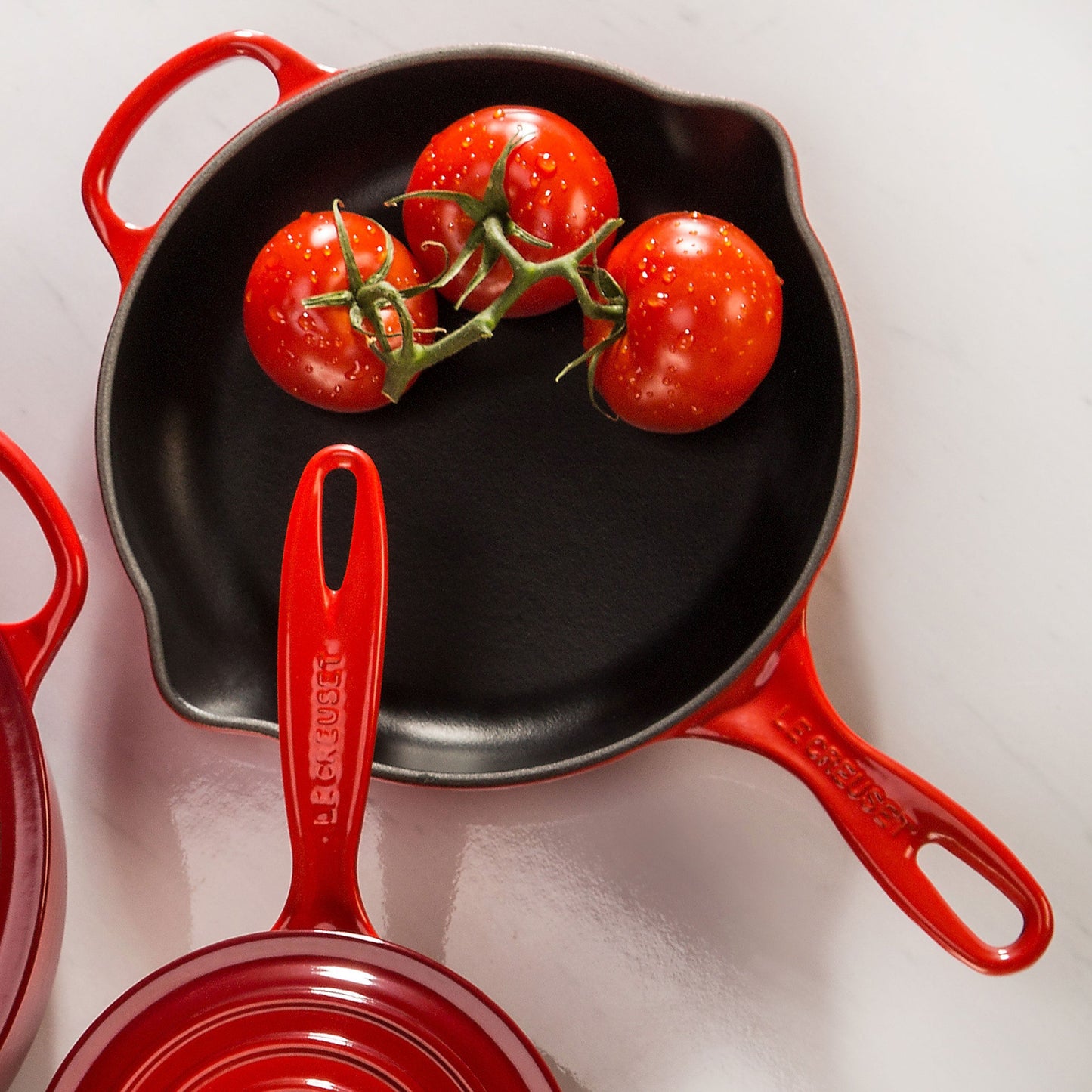 Le Creuset Signature Cast Iron 11.75" Cerise Skillet