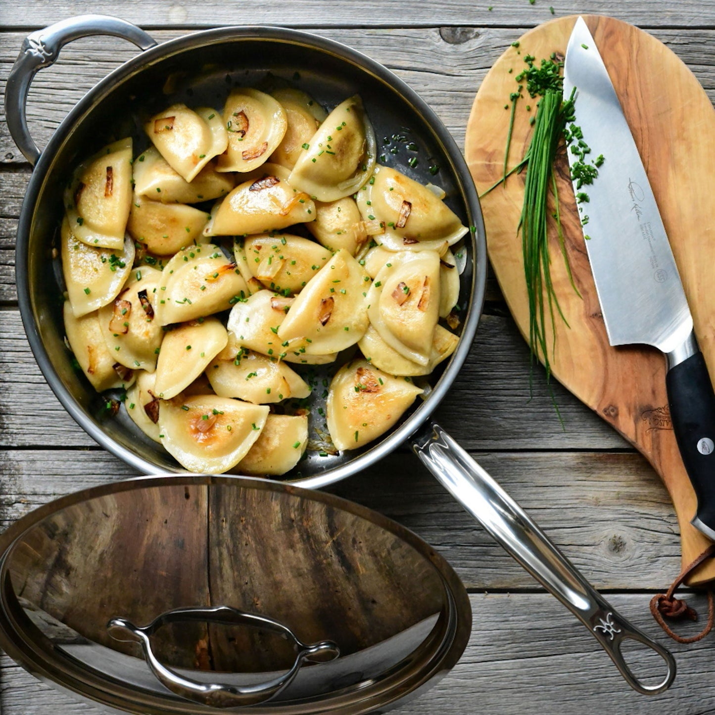 Hestan NanoBond 5-quart Titanium Stainless Steel Saute Pan
