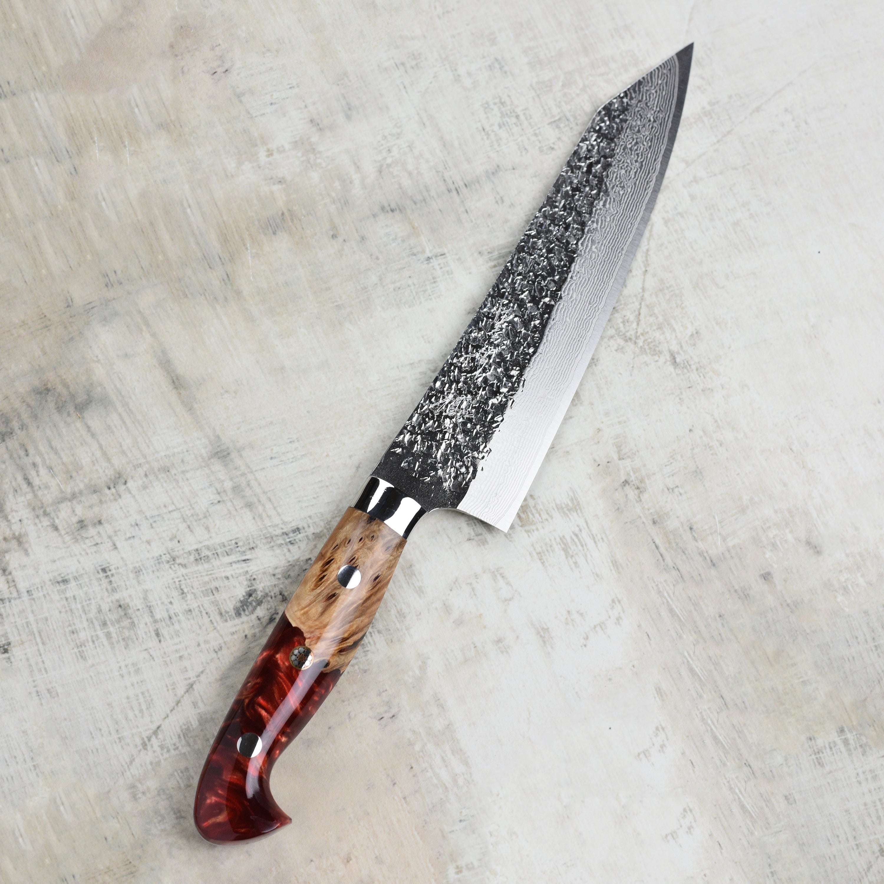 Kurosaki Shizuku Forged SG2 Damascus 7" Gyuto with Saya
