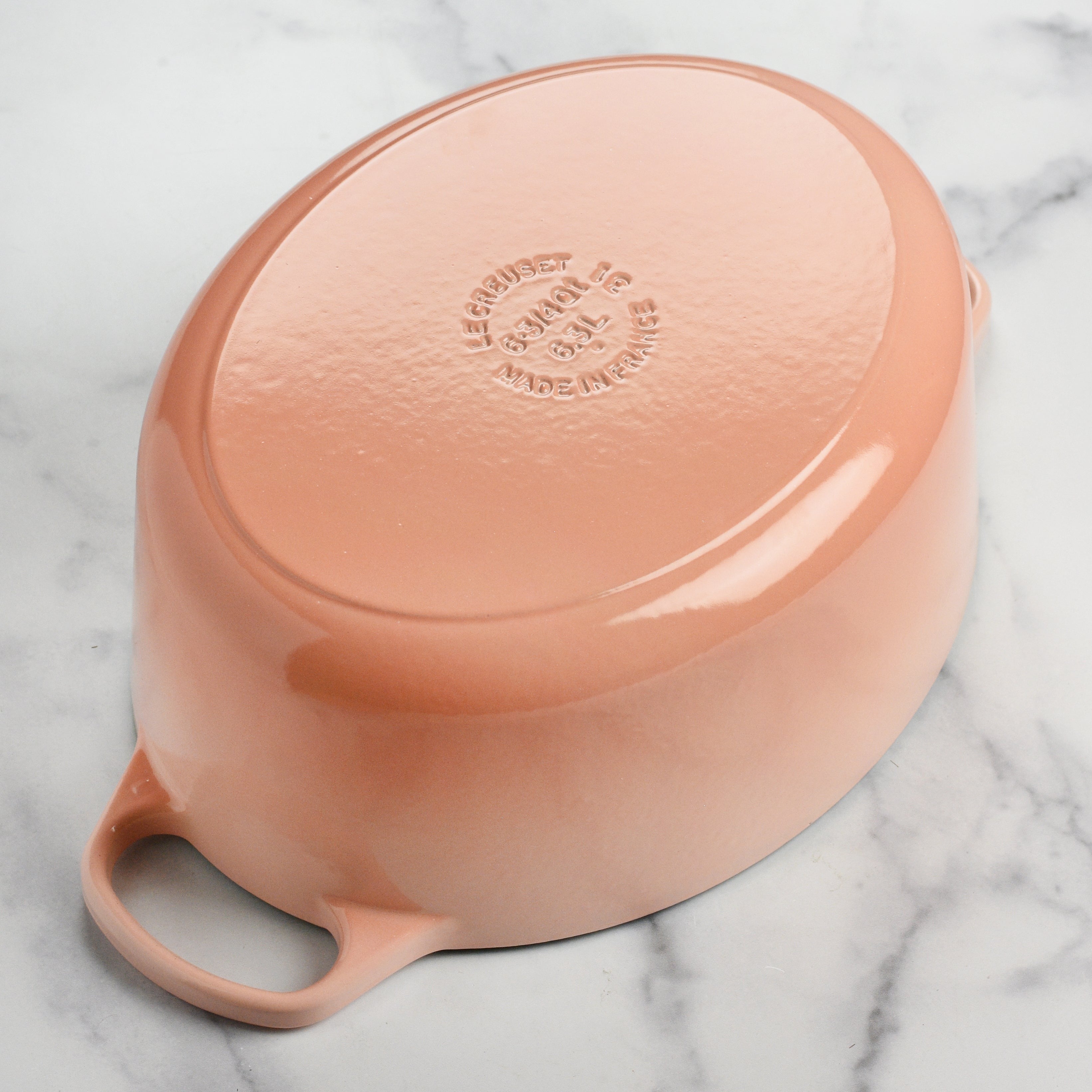 Le Creuset Signature Cast Iron Peche Oval Dutch Oven & Skillet Set