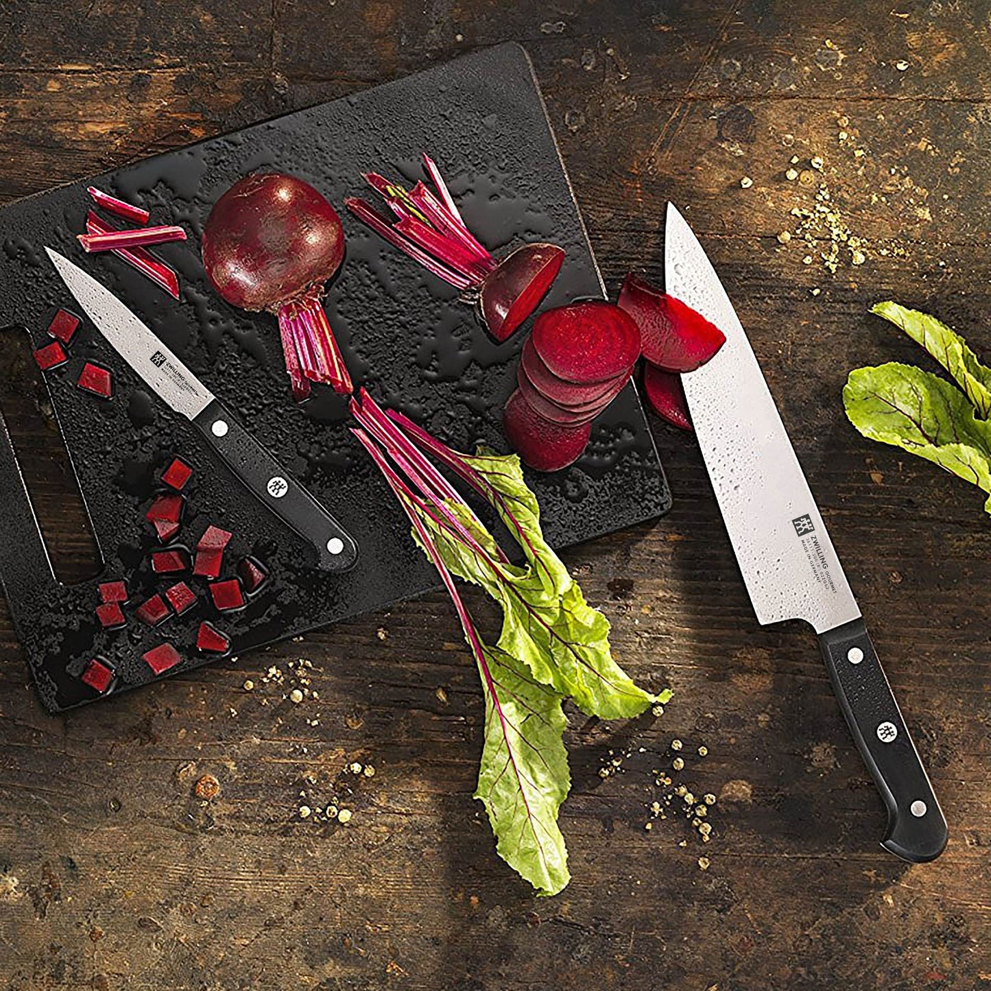 Zwilling Gourmet 17 Piece Acacia Knife Block Set