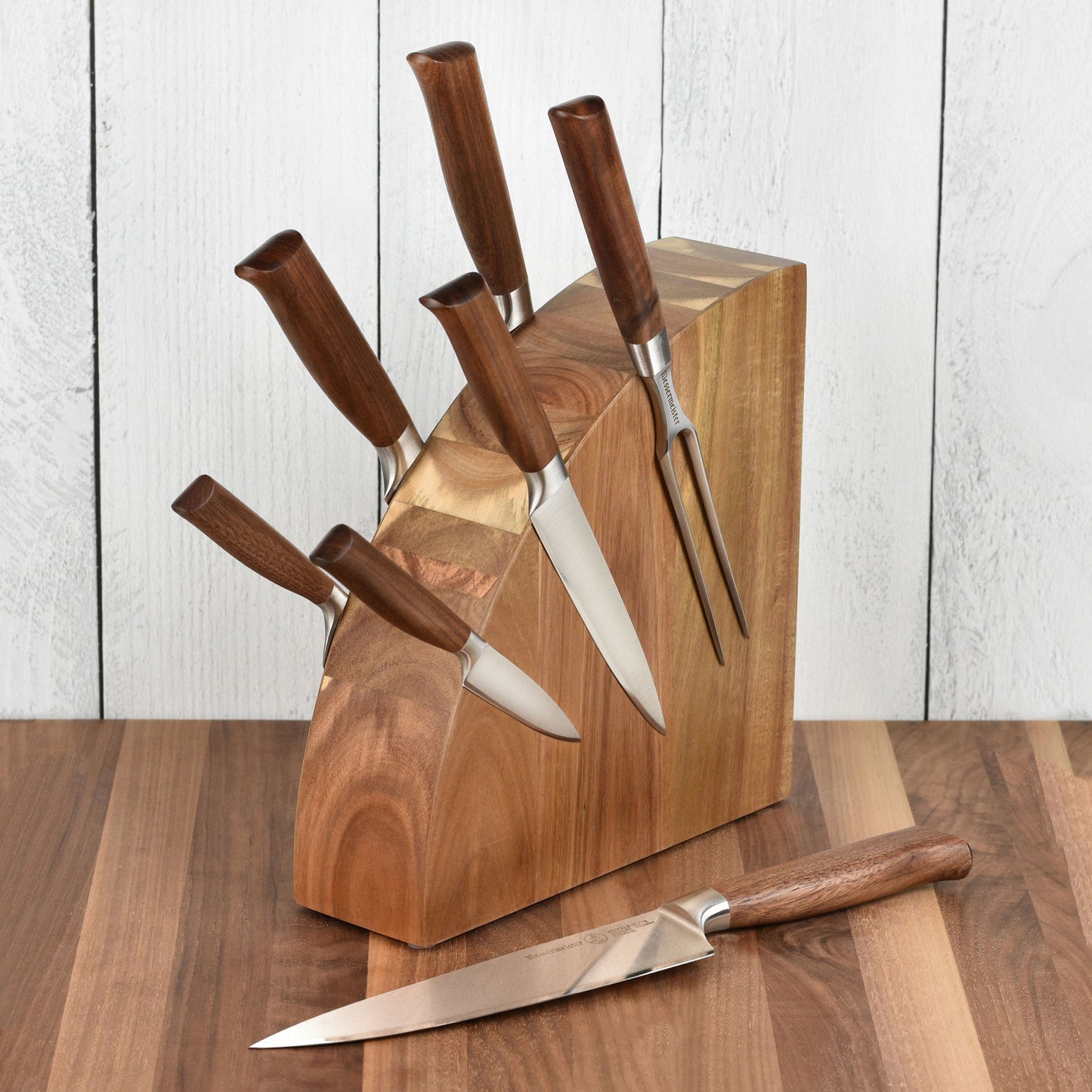Messermeister Royale Elite 8 Piece Magnetic Knife Block Set