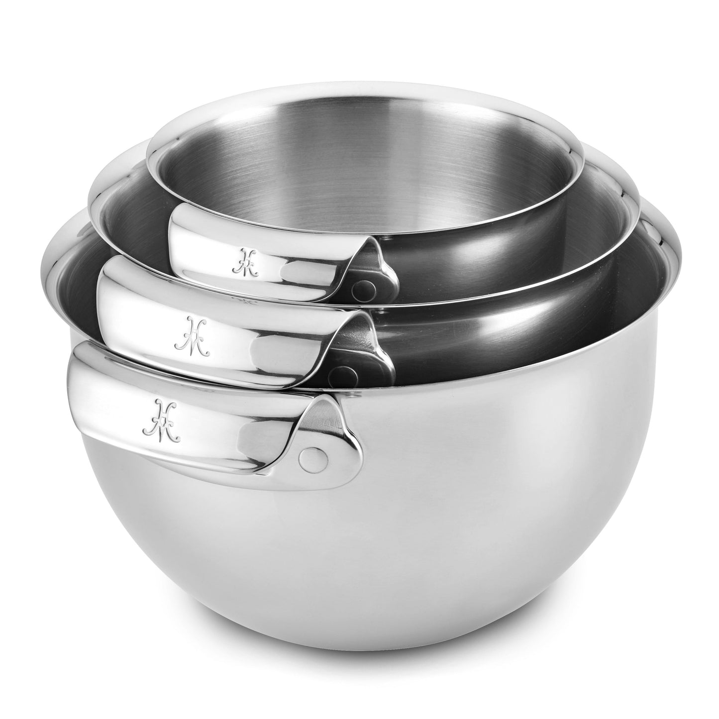Hestan Stainless Steel 3 Piece Mixing Bowl Set