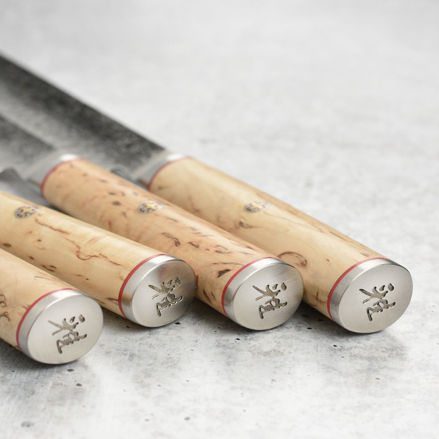 Miyabi Birchwood SG2 4 Piece Steak Knife Set with Bamboo Case