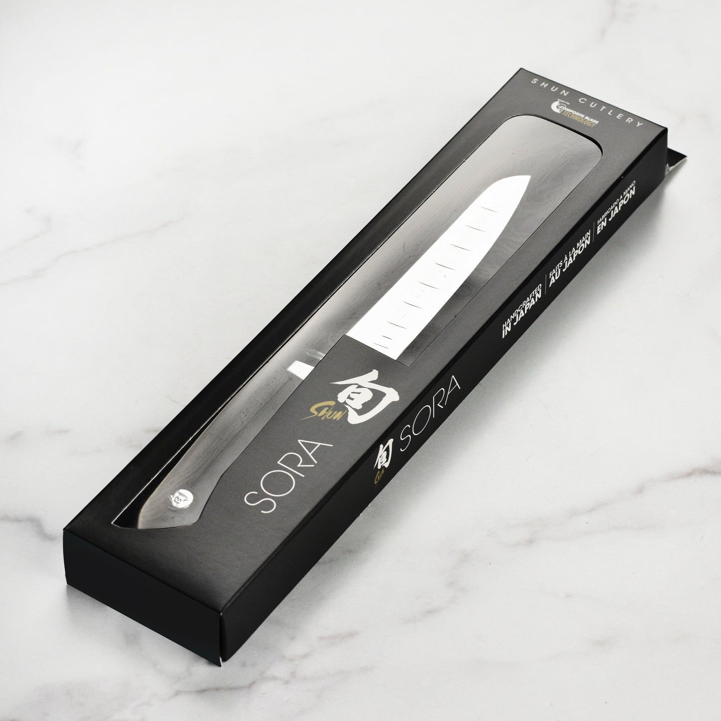 Shun Sora 5.5" Hollow Edge Santoku Knife