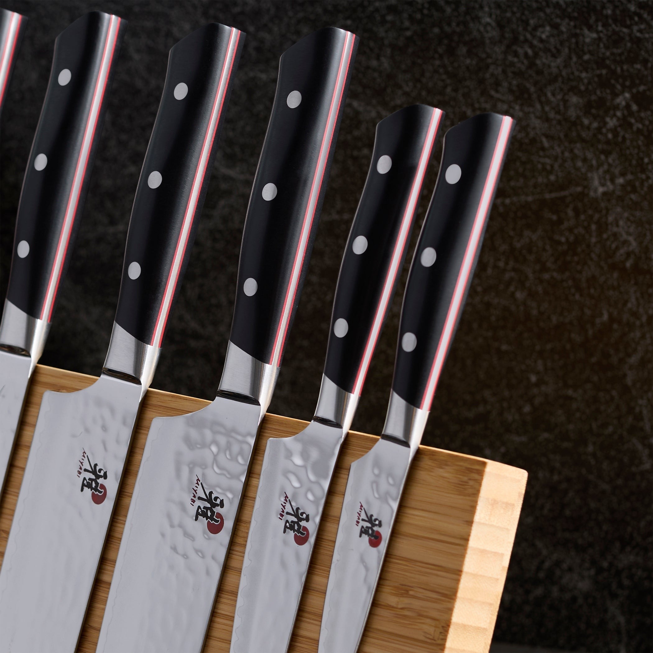 Miyabi Hisho 10 Piece Magnetic Easel Knife Block Set