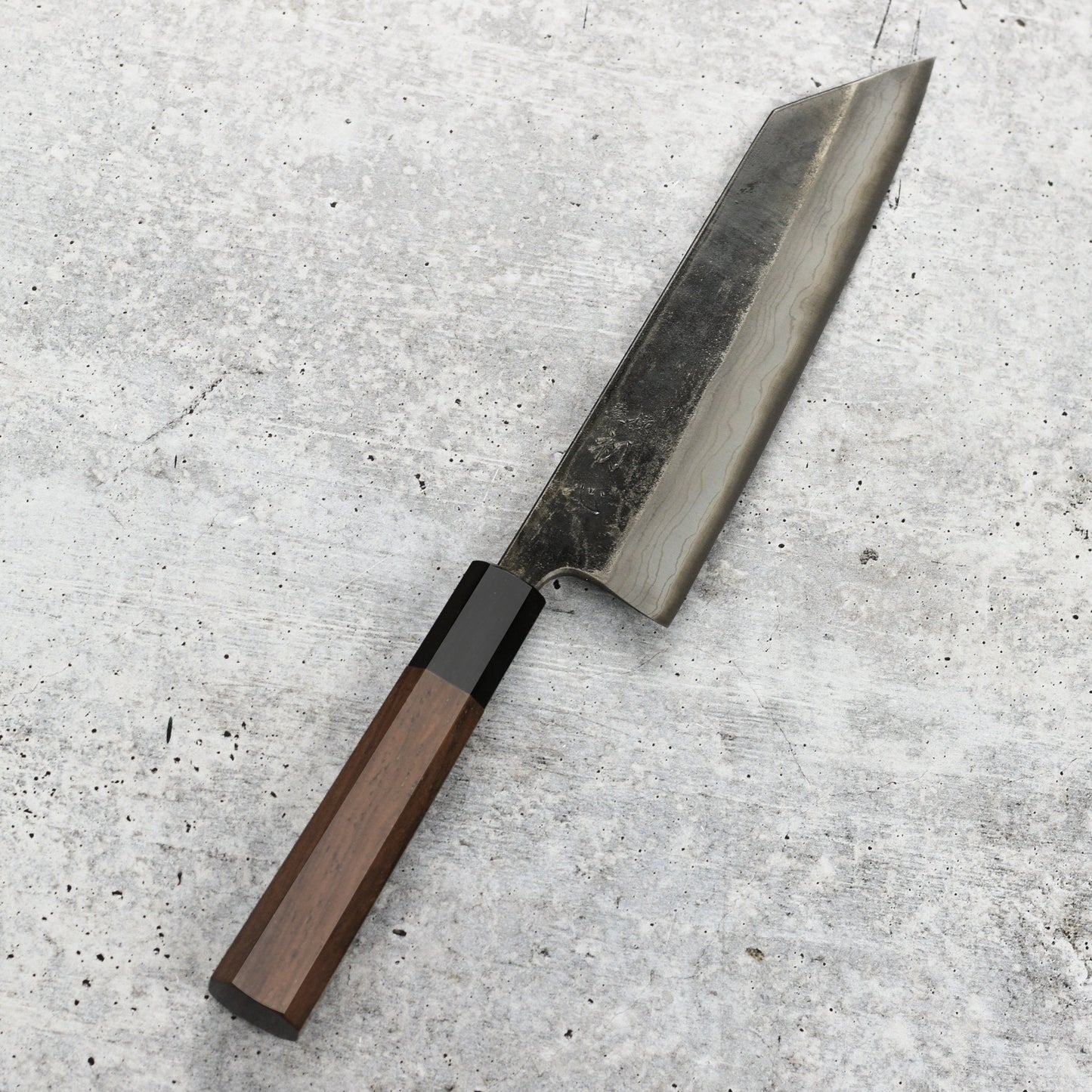 Hatsukokoro Kumokage Aogami #2 Kurouchi Damascus 7" Bunka
