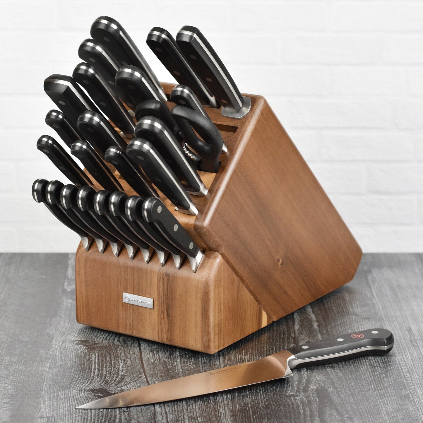 Wusthof 25 Slot Acacia Knife Block