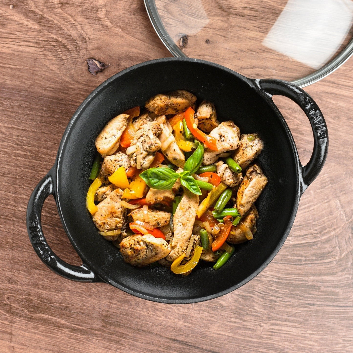 Staub 6.5" Matte Black Baby Wok
