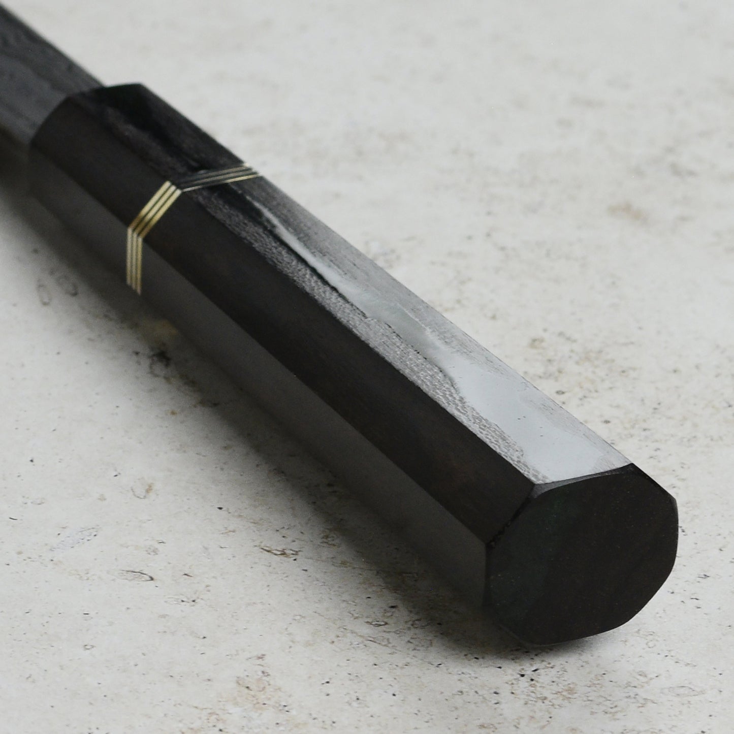 Shoichi Hashimoto Tatsuse Aogami #2 + Shirogami #2 Coreless Damascus 9.4" Gyuto