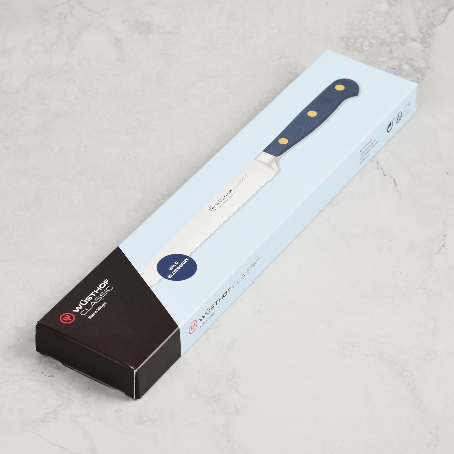 Wusthof Classic Wild Blueberry 5" Serrated Utility Knife