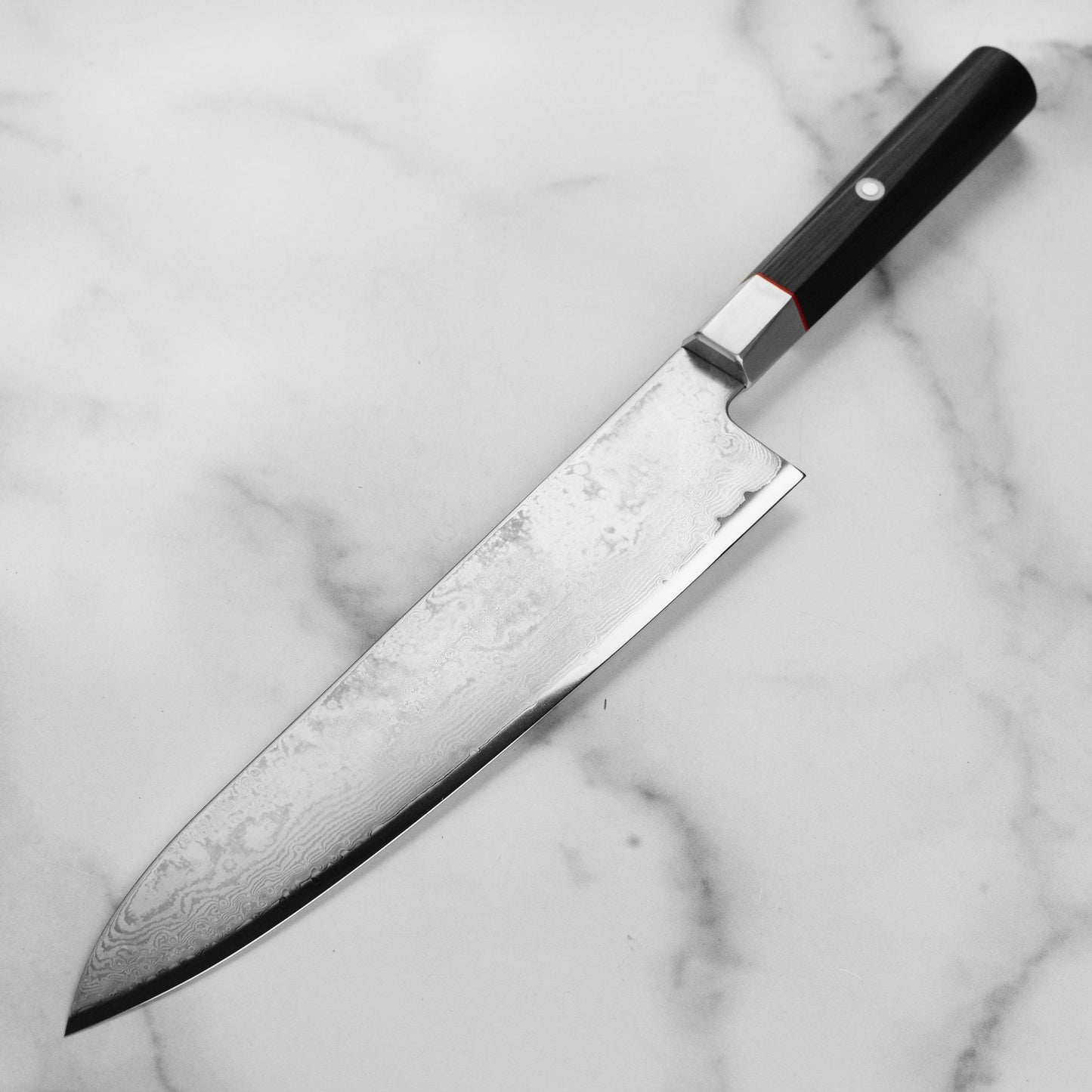 Zanmai Hybrid Damascus Splash 9.4" Gyuto